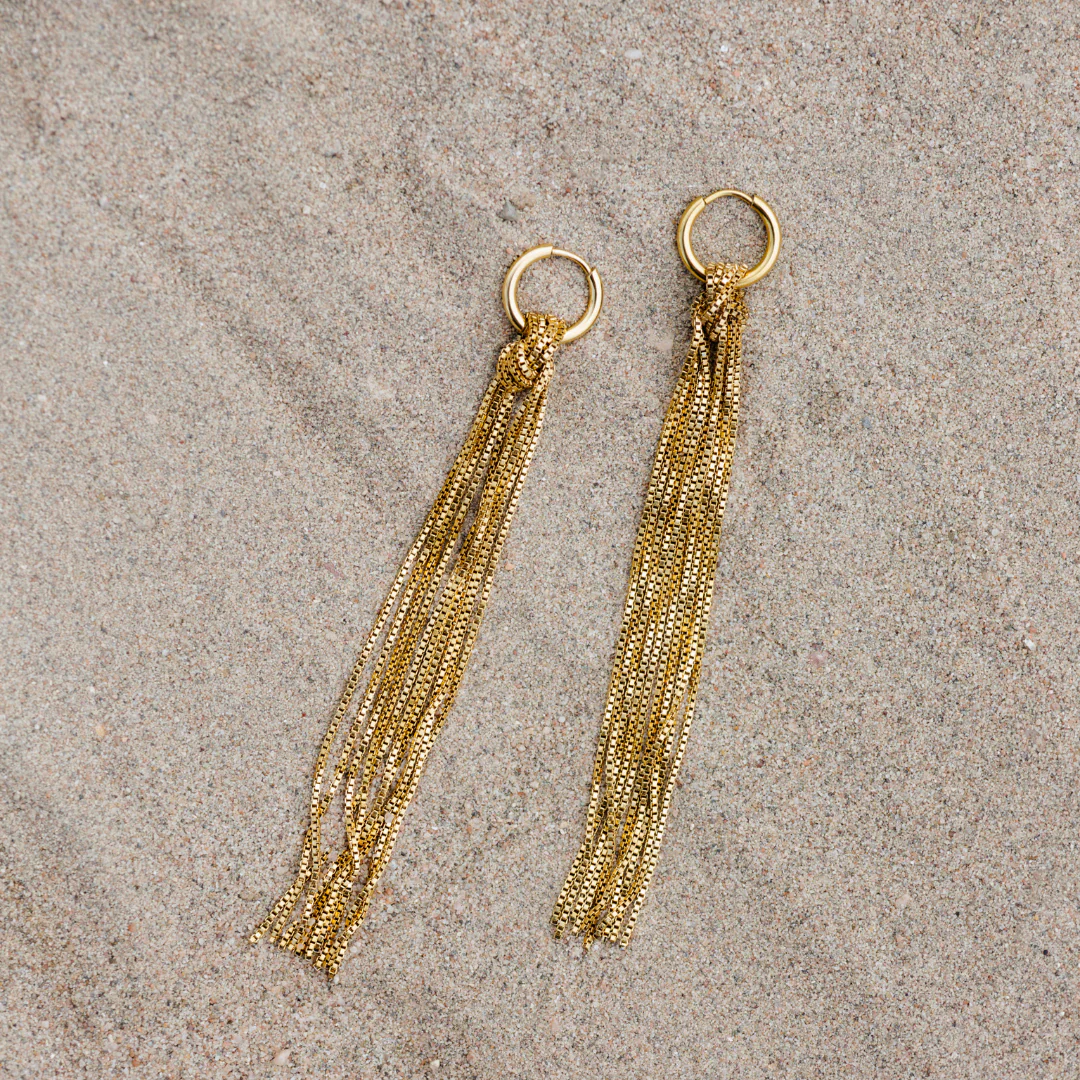 Sea Strands Hoop Set Small Silver - Image 5