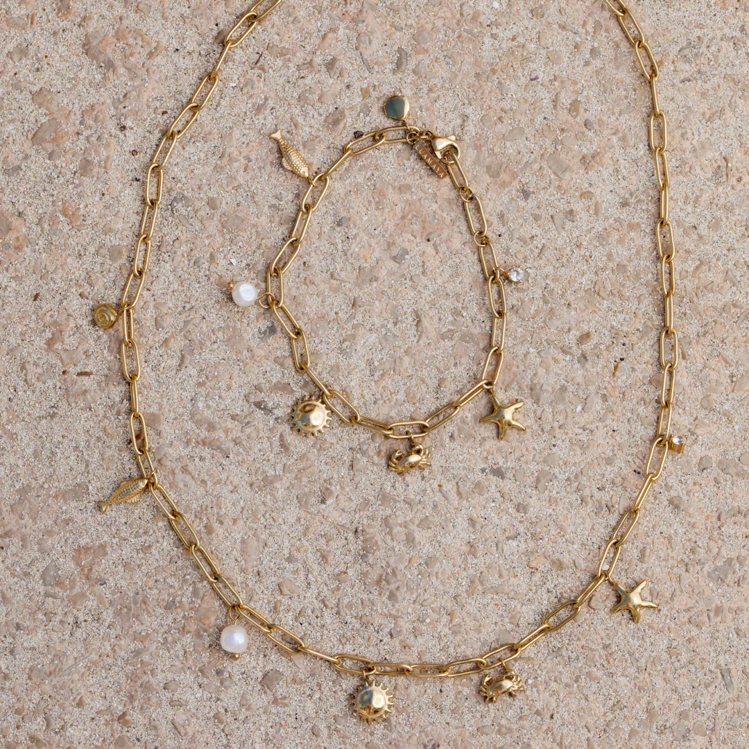 Seaside Treasures Necklace Gold - Image 4