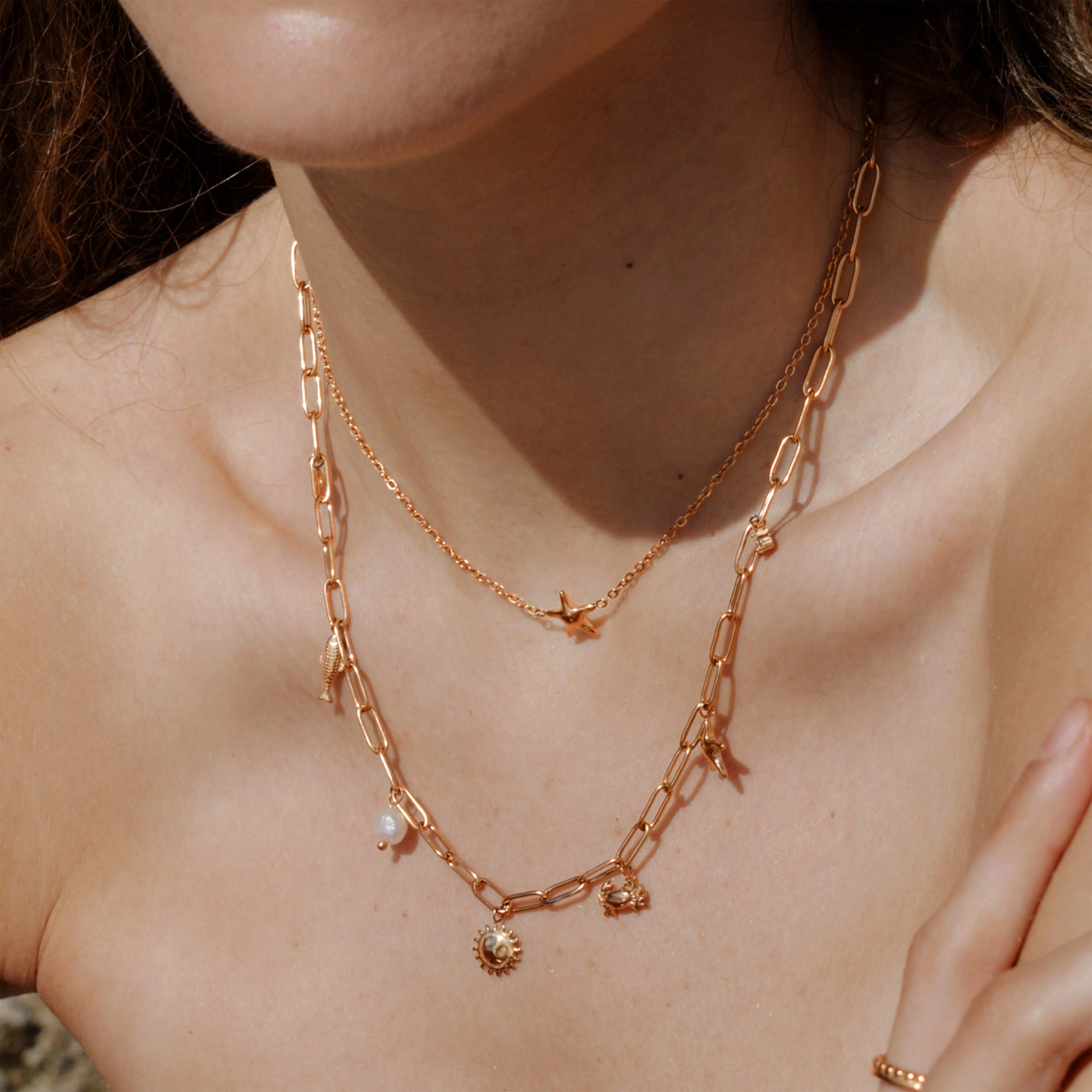 Seaside Treasures Necklace Rose Gold - Image 2