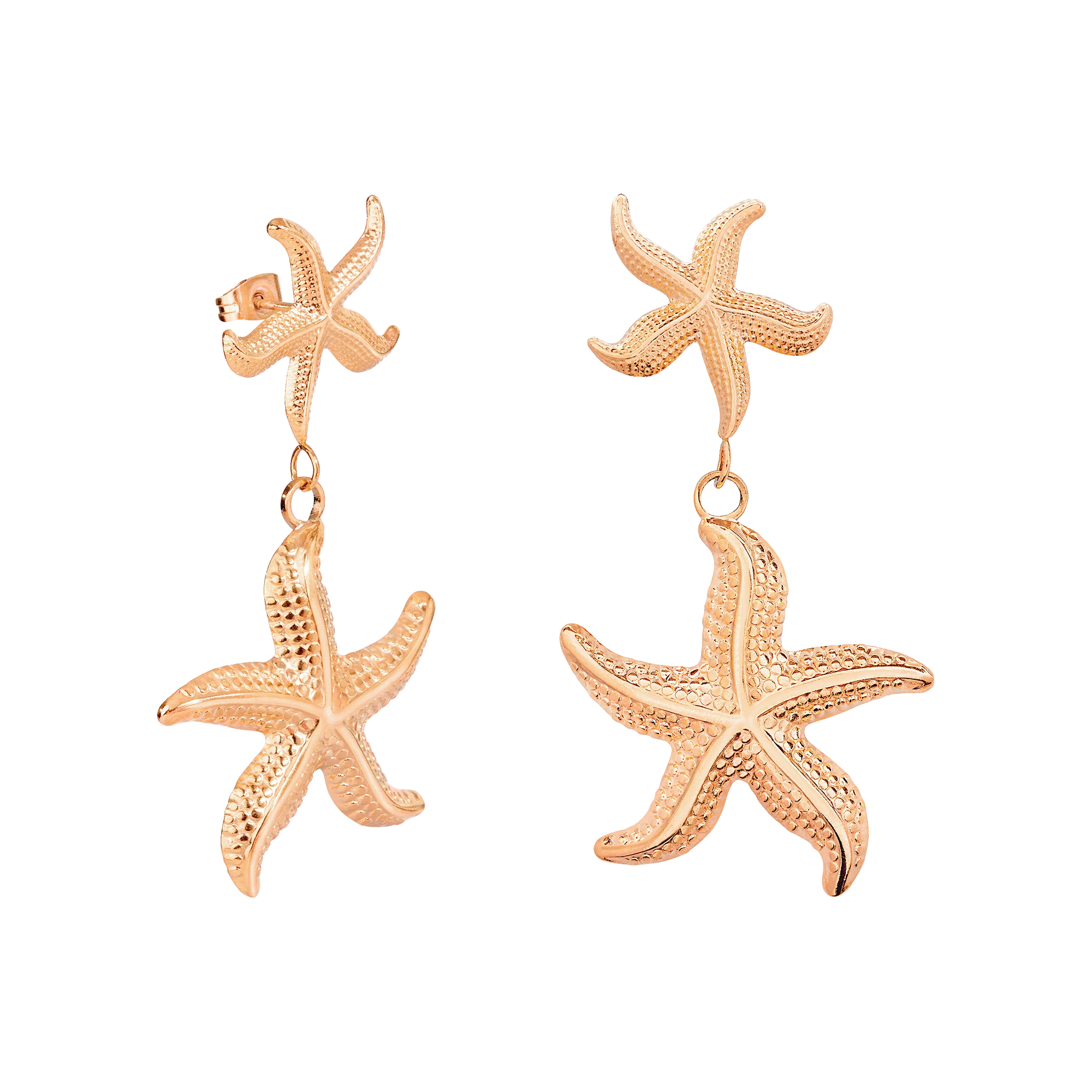 Starfish Studs Rose Gold