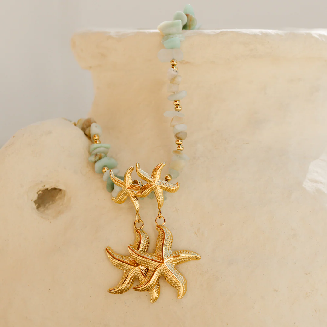 Starfish Studs Rose Gold - Image 4