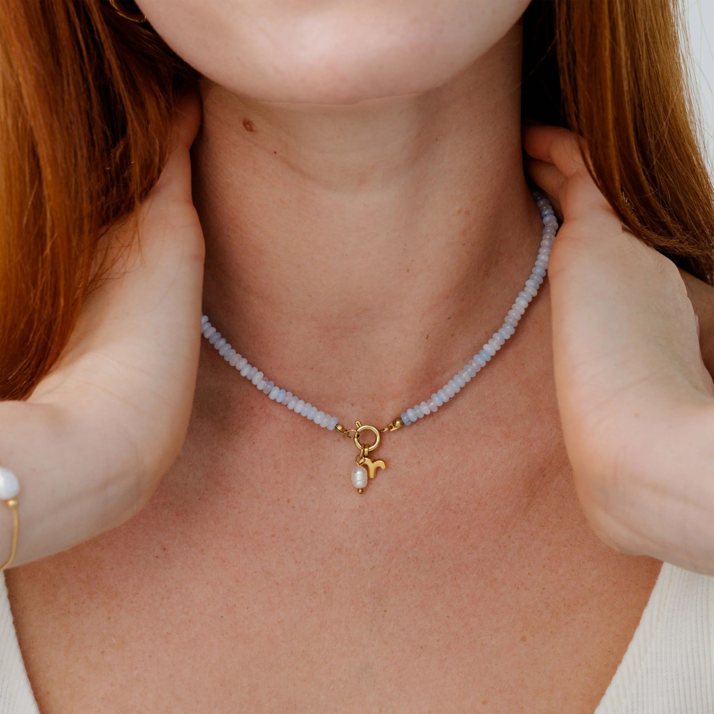 Seastone Charm Necklace Set - Image 6