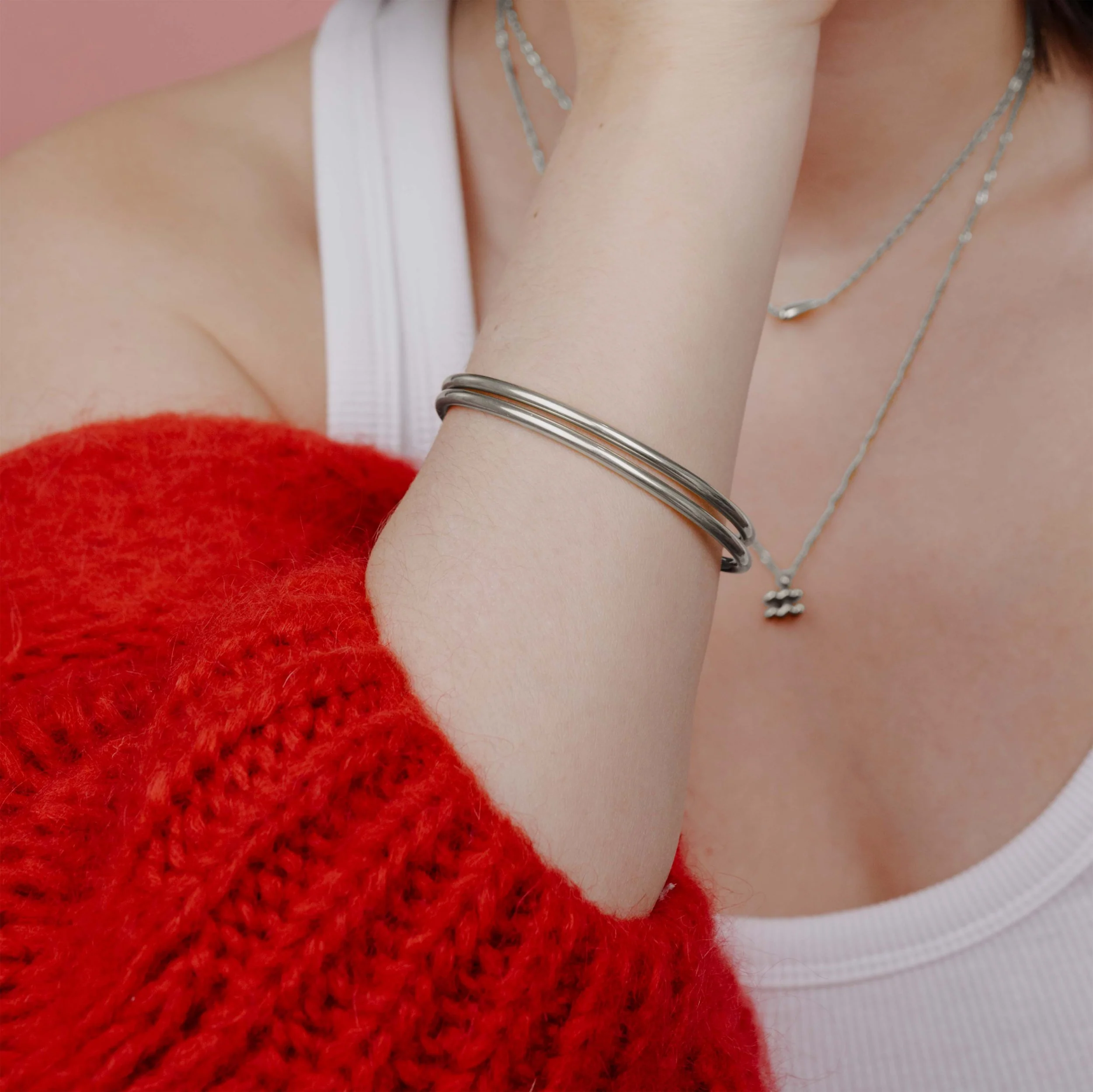 Seeker Bangle Silver - Image 2