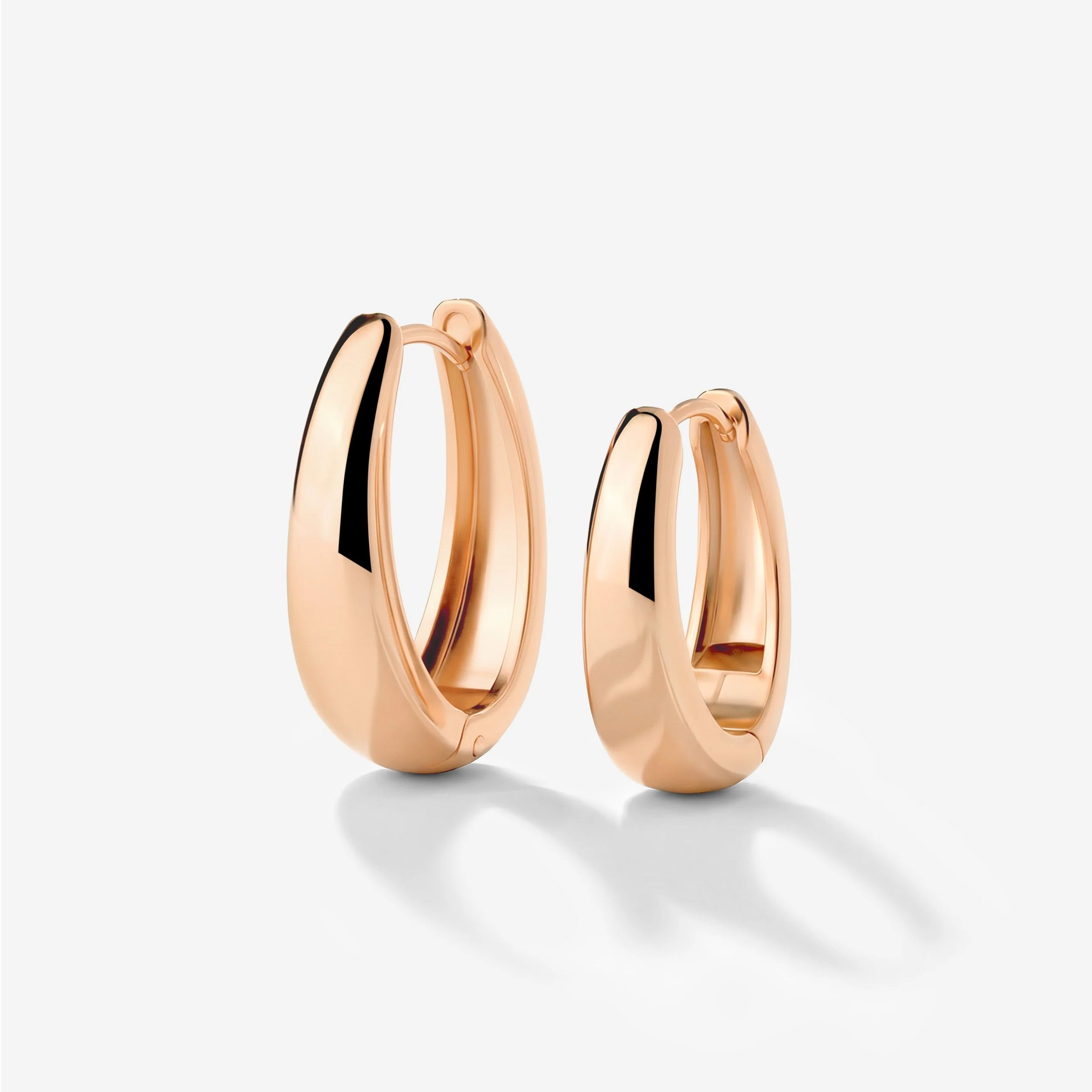 Seeker Hoops Medium Rose Gold - Image 6