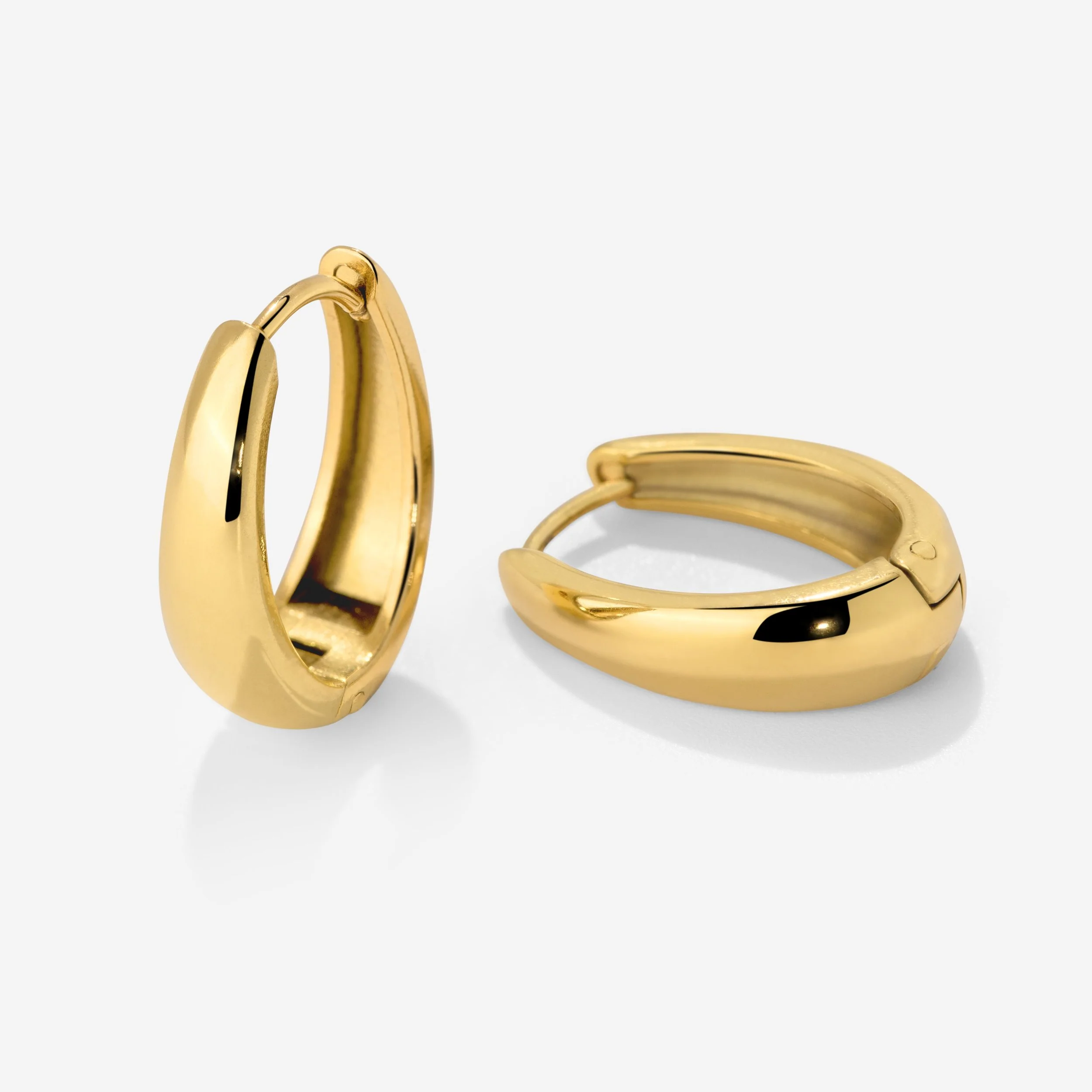 Seeker Hoops Small Gold - Image 6