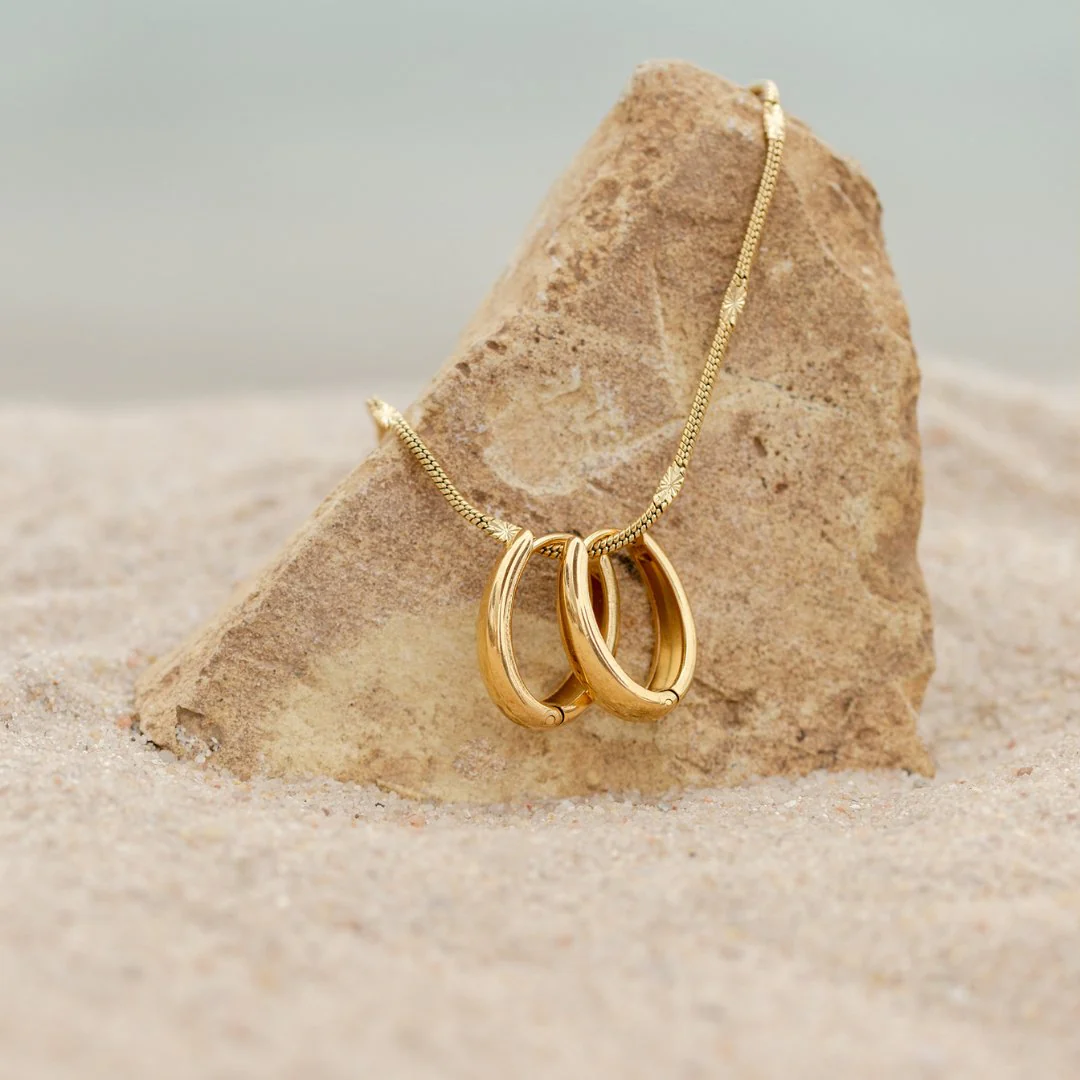 Seeker Hoops Small Rose Gold - Image 4