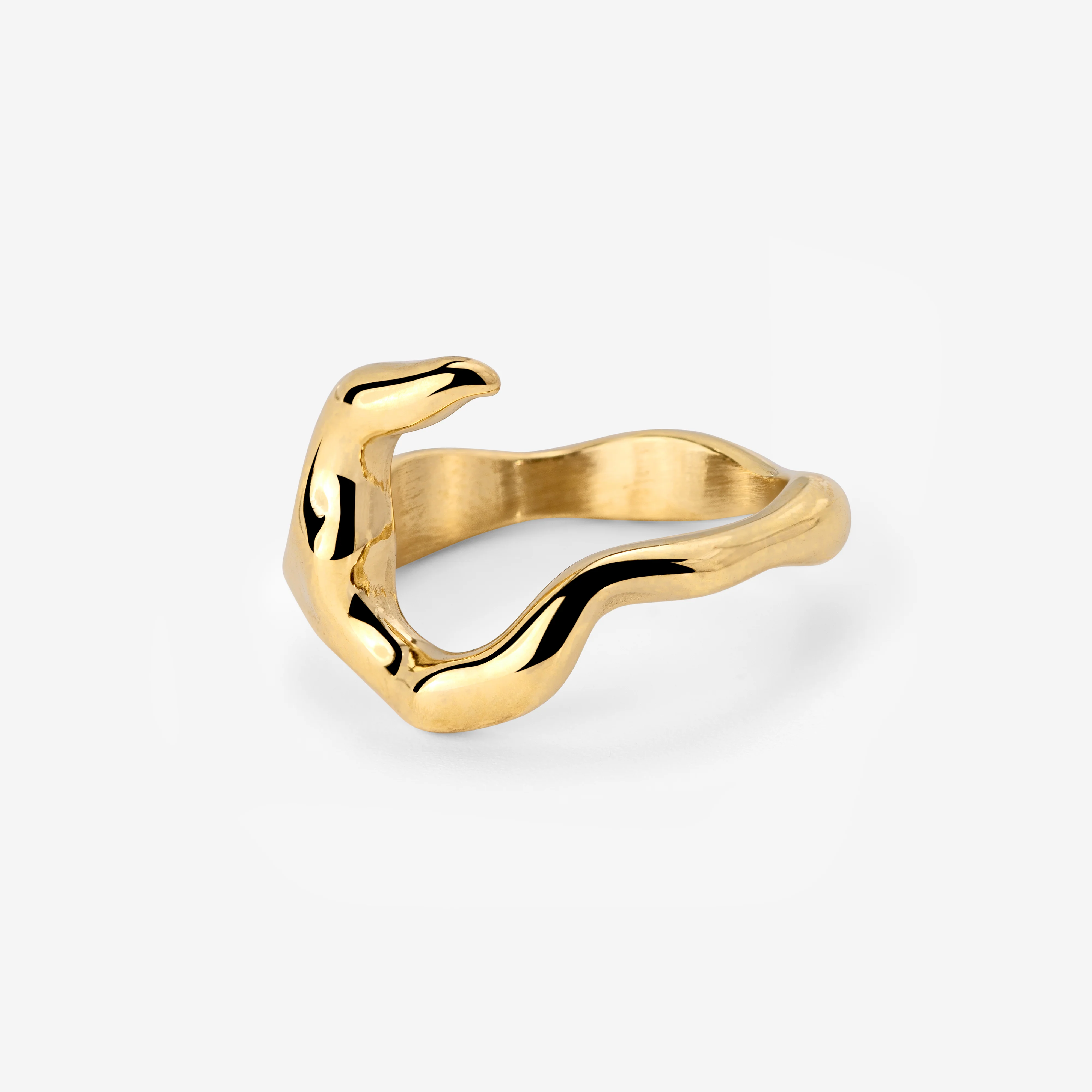 Serene Silvia Ring Gold - Image 4