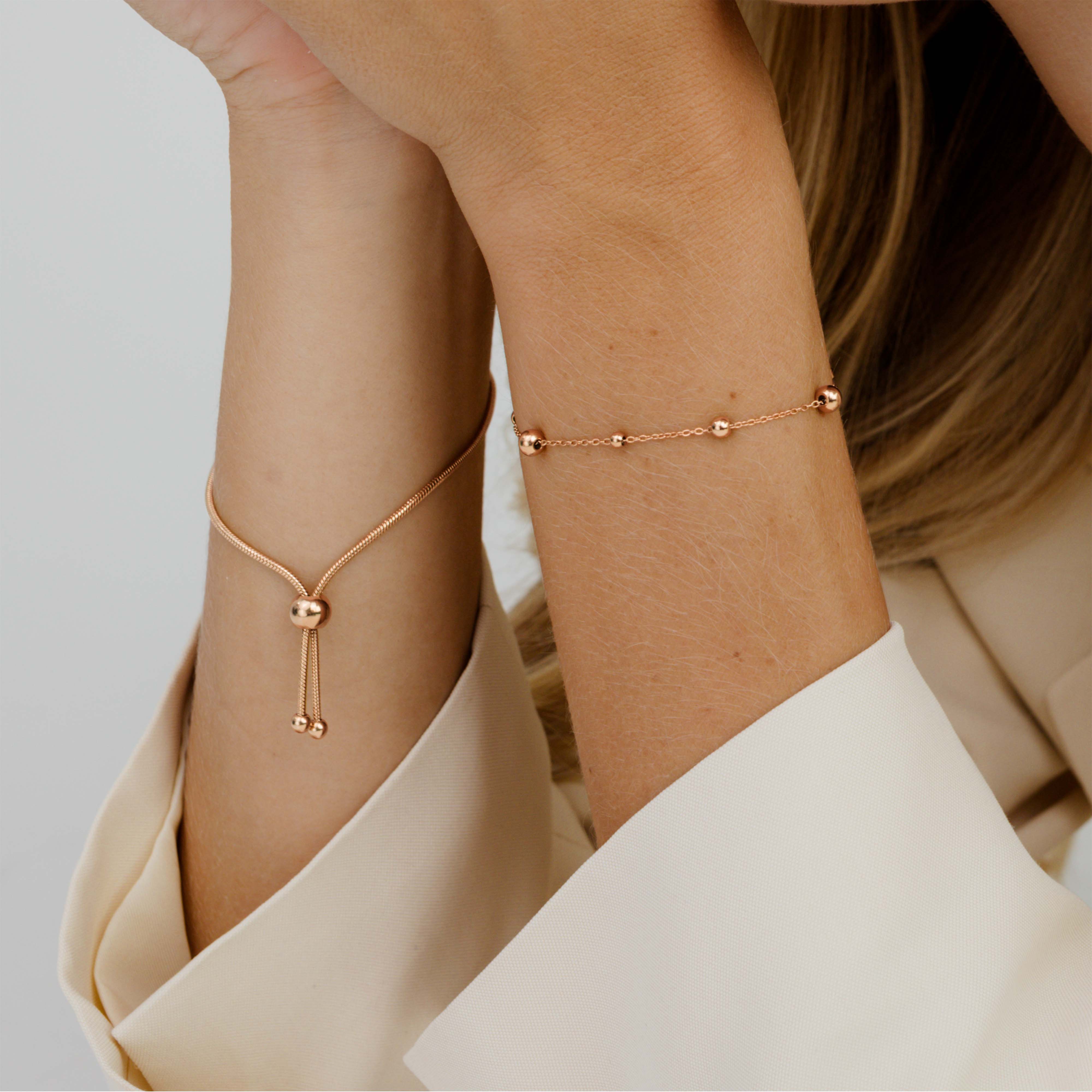 Simple Elegance Bracelet Rose Gold - Image 2
