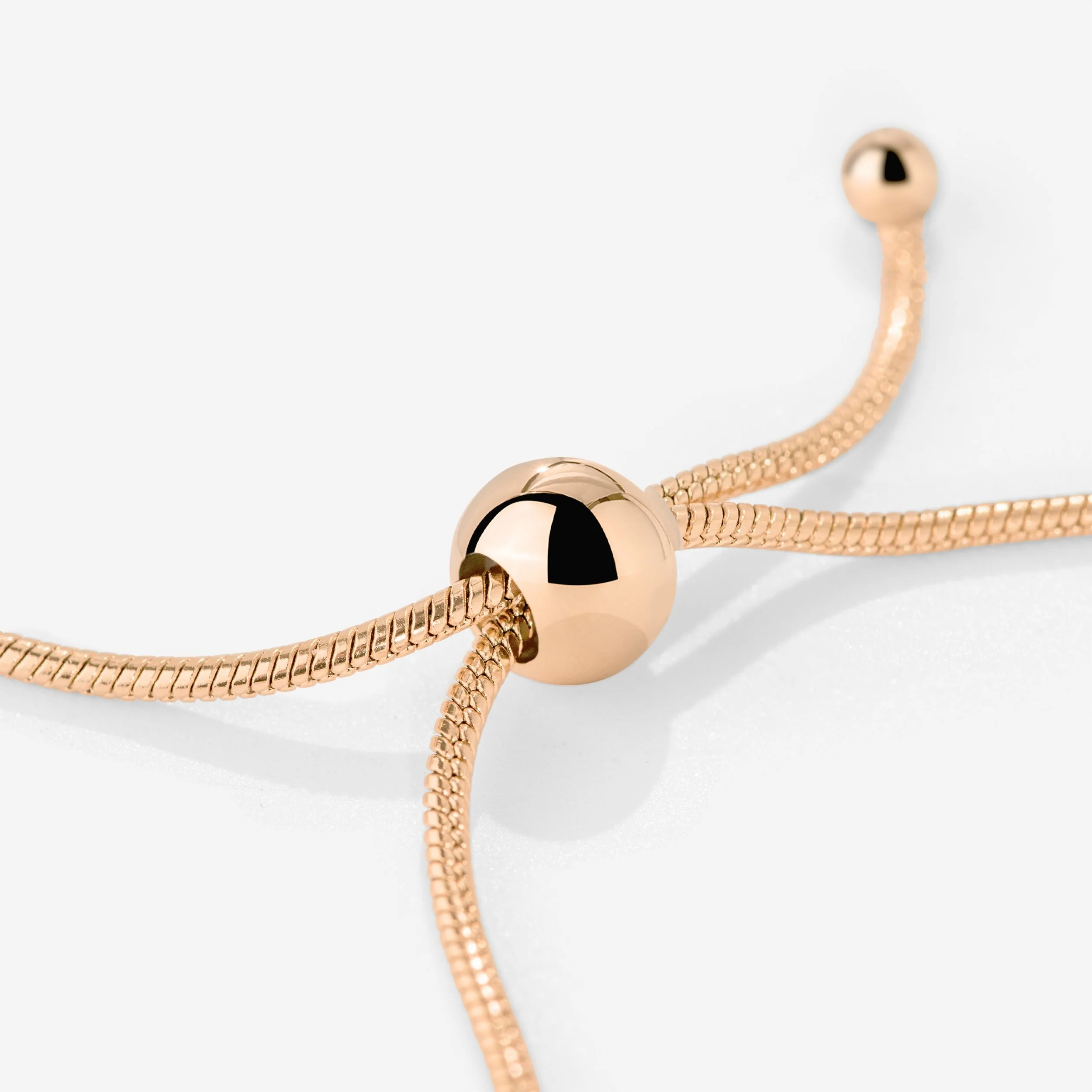 Simple Elegance Y-Necklace Rose Gold - Image 3