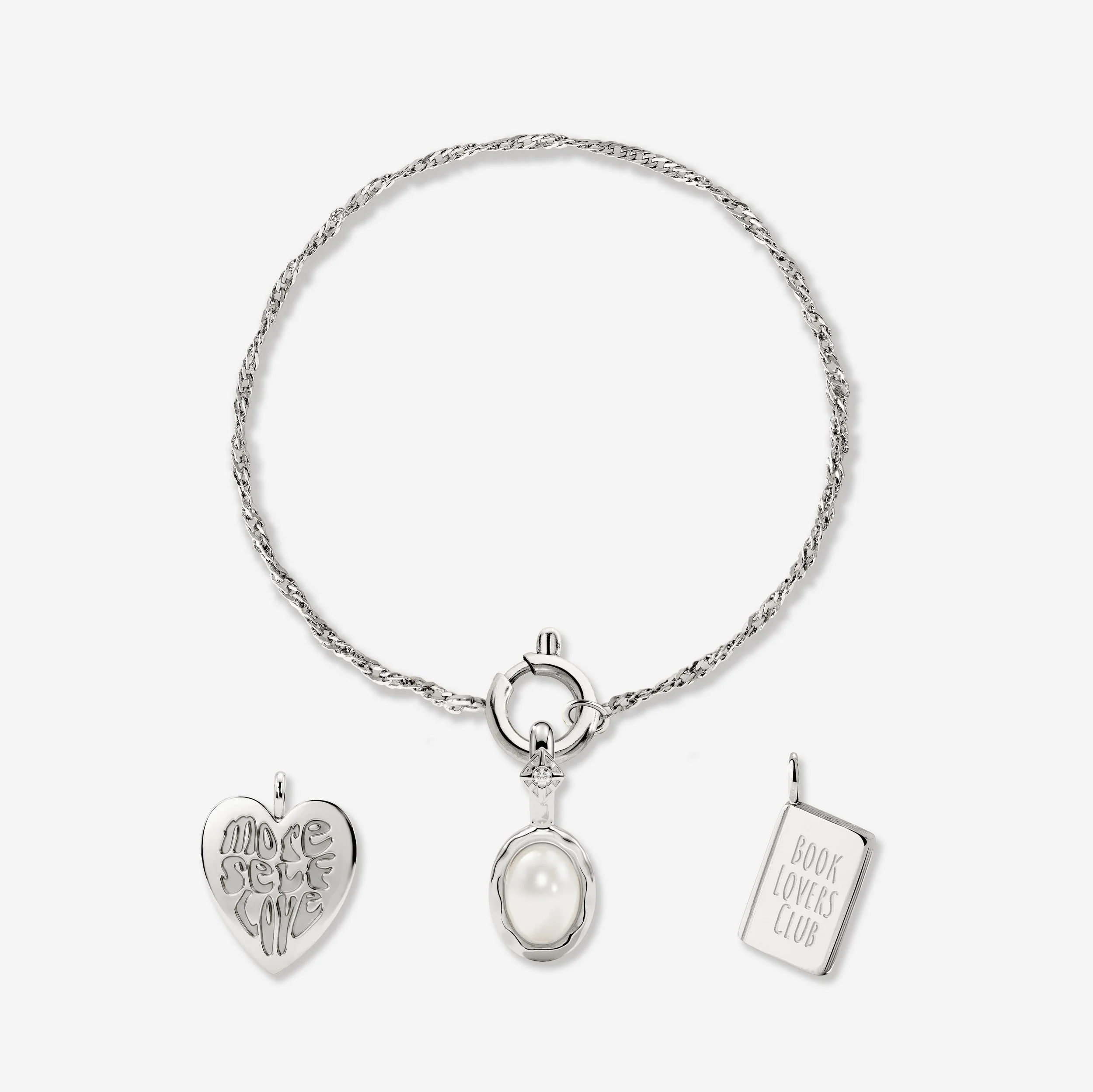 Singapore Chain Charm Bracelet Set - Image 15