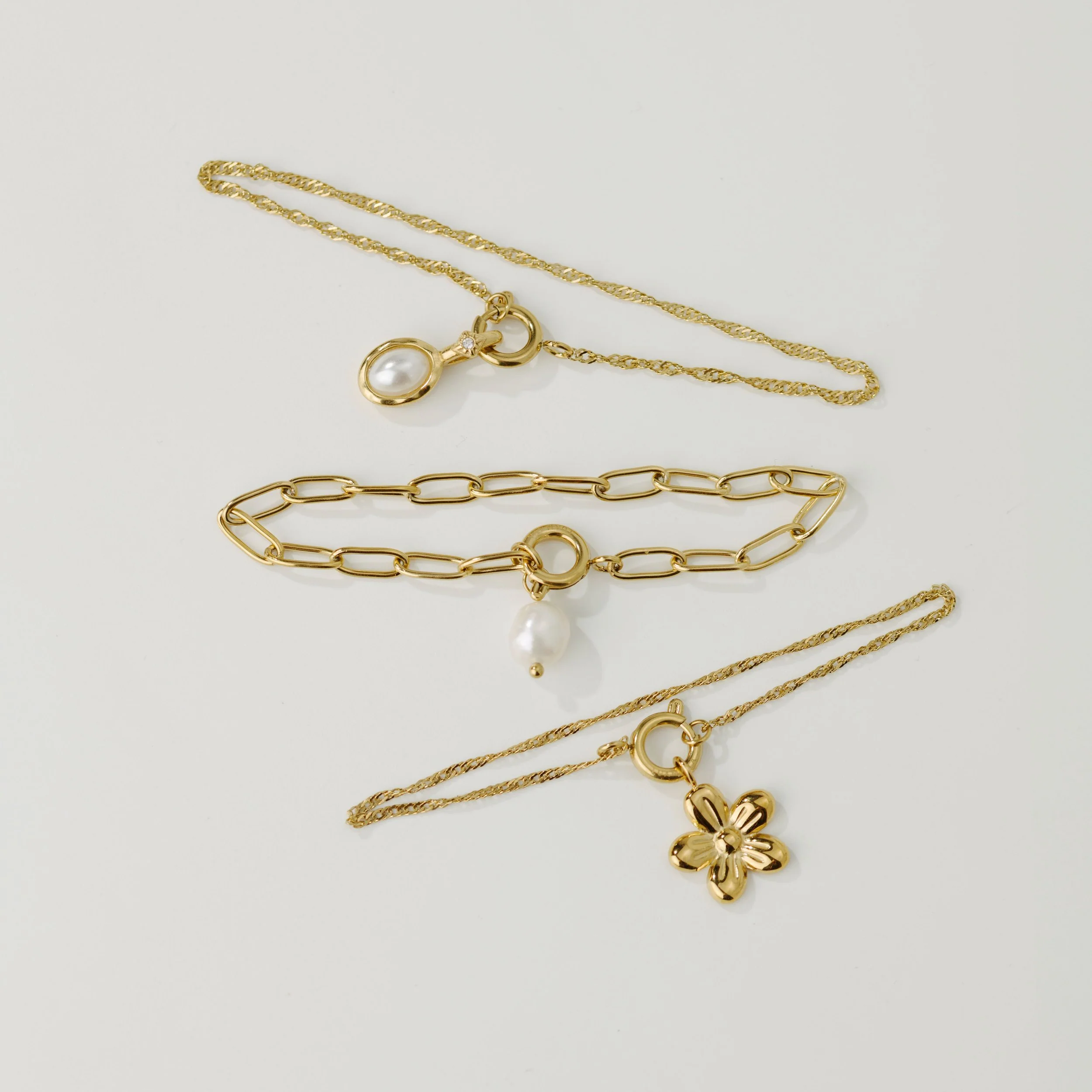 Singapore Chain Charm Bracelet Set - Image 5