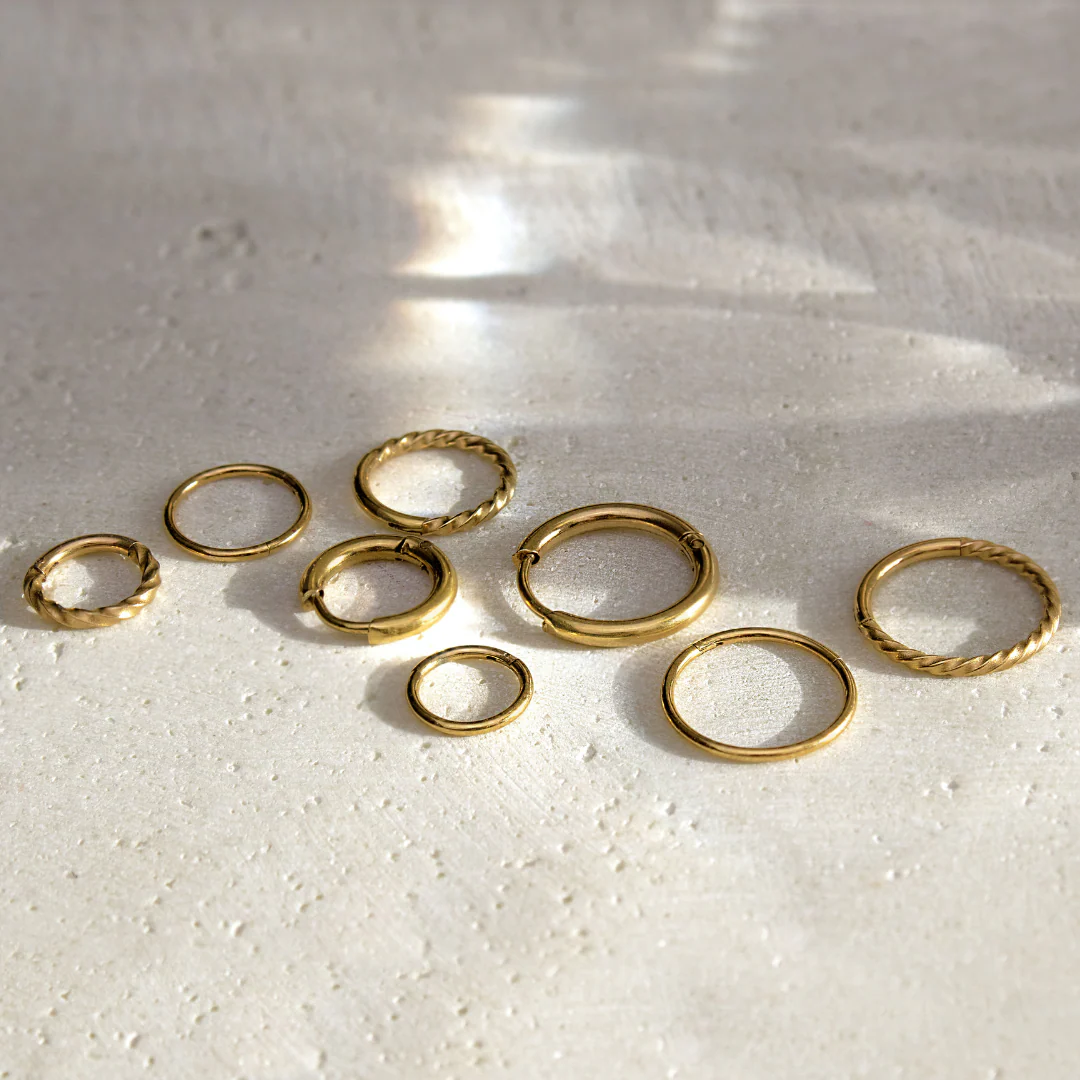 Slim Hoops Small Silver - Image 2