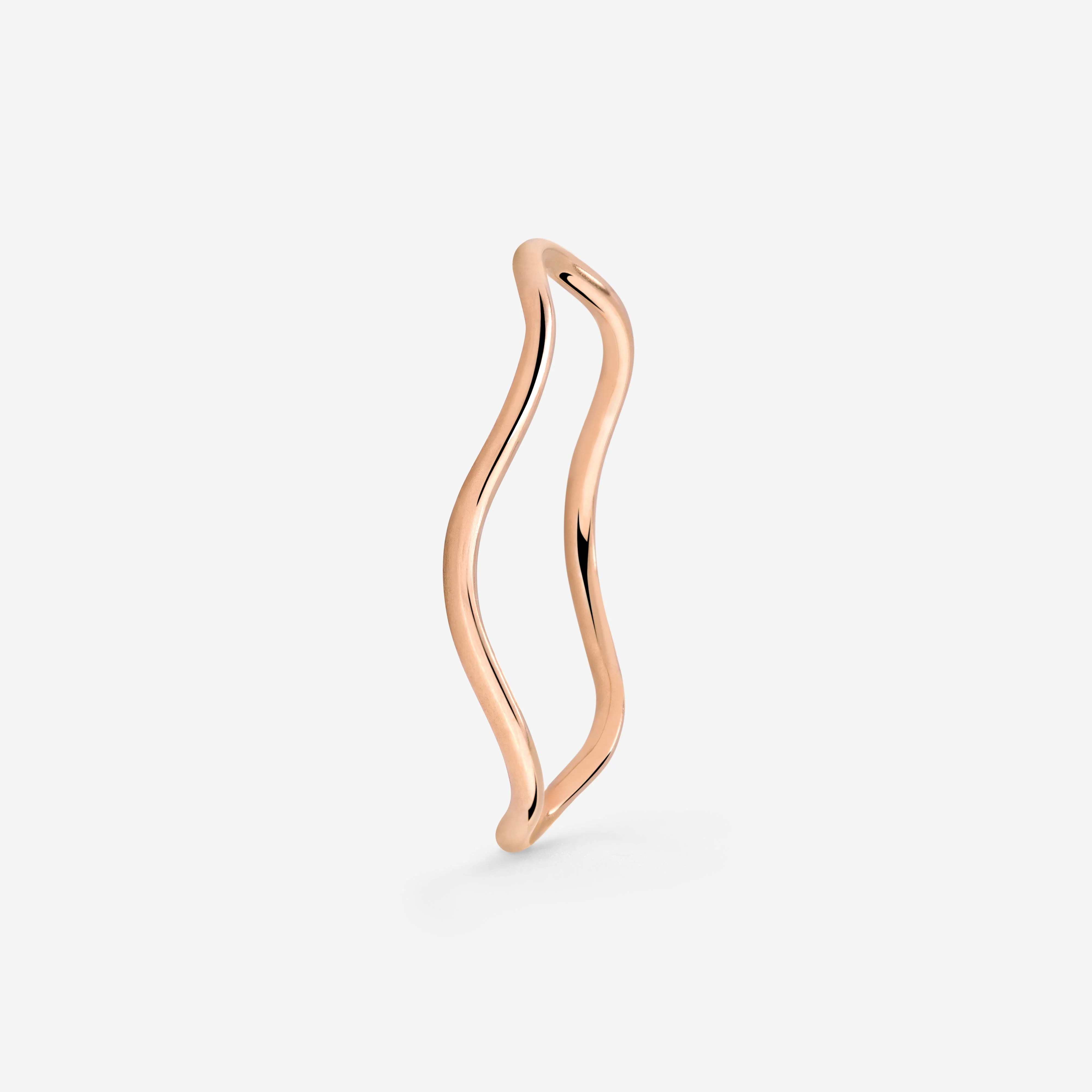 Slim Wave Ring Rose Gold - Image 5