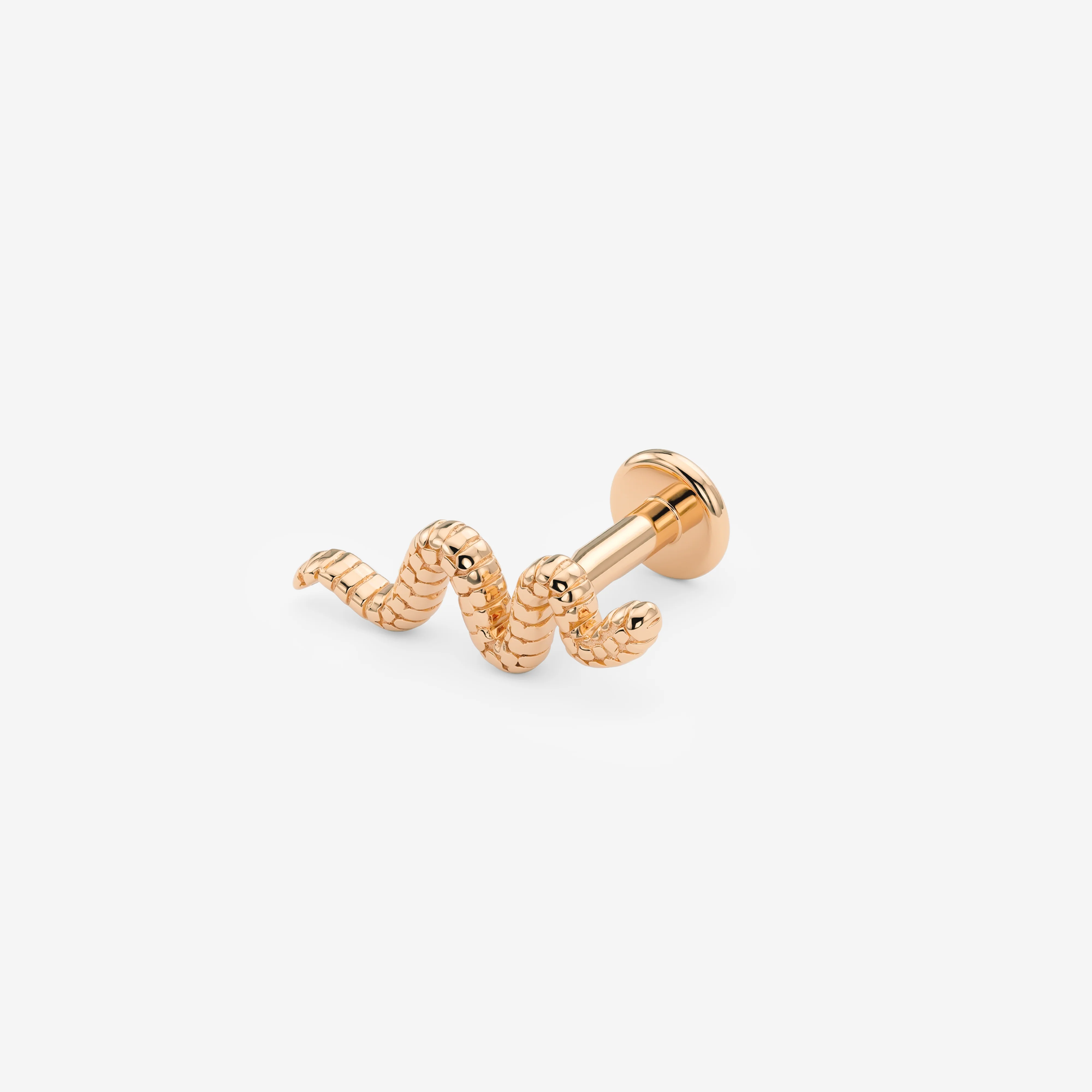 Snake Piercing Rose Gold