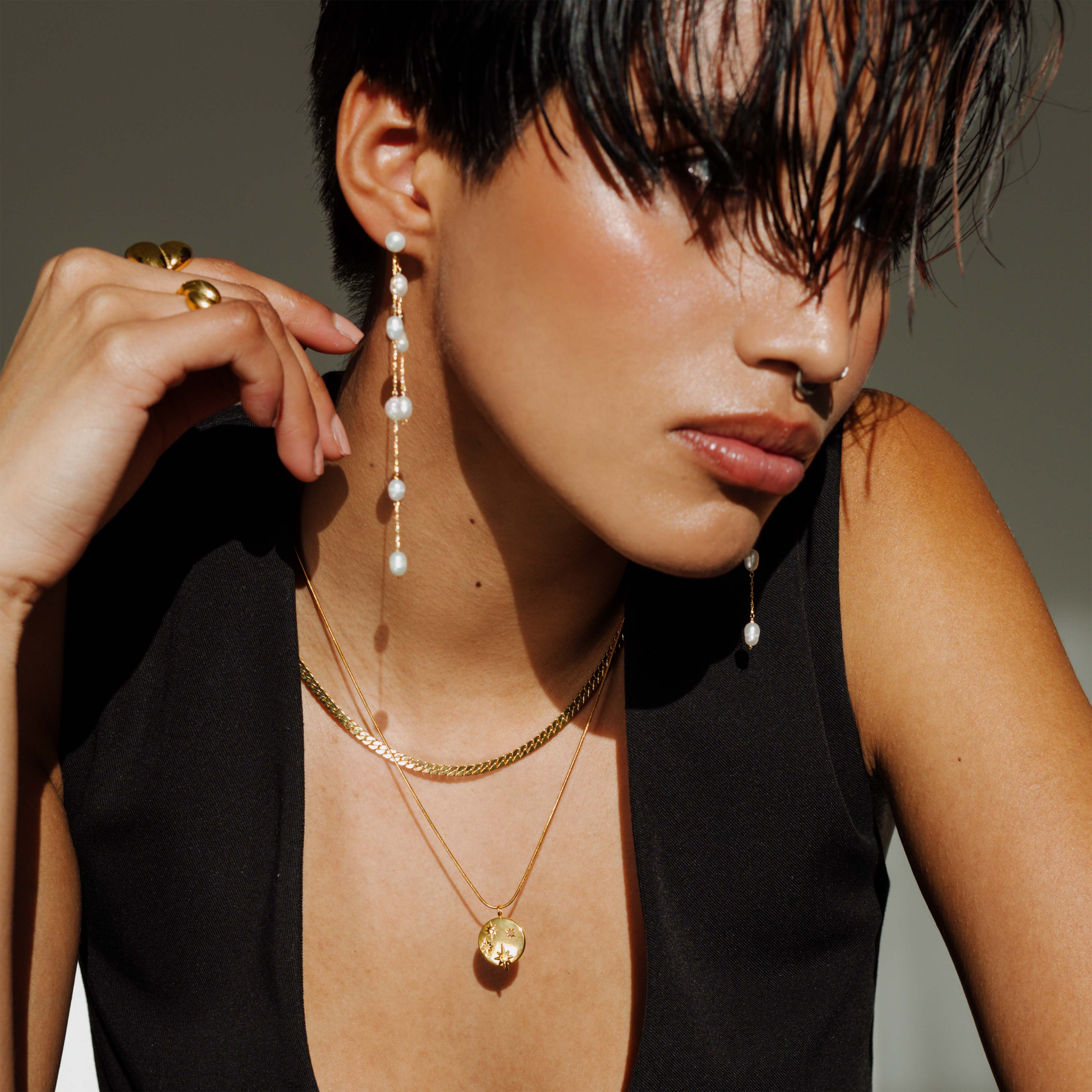 Snaked Necklace Gold - Image 3