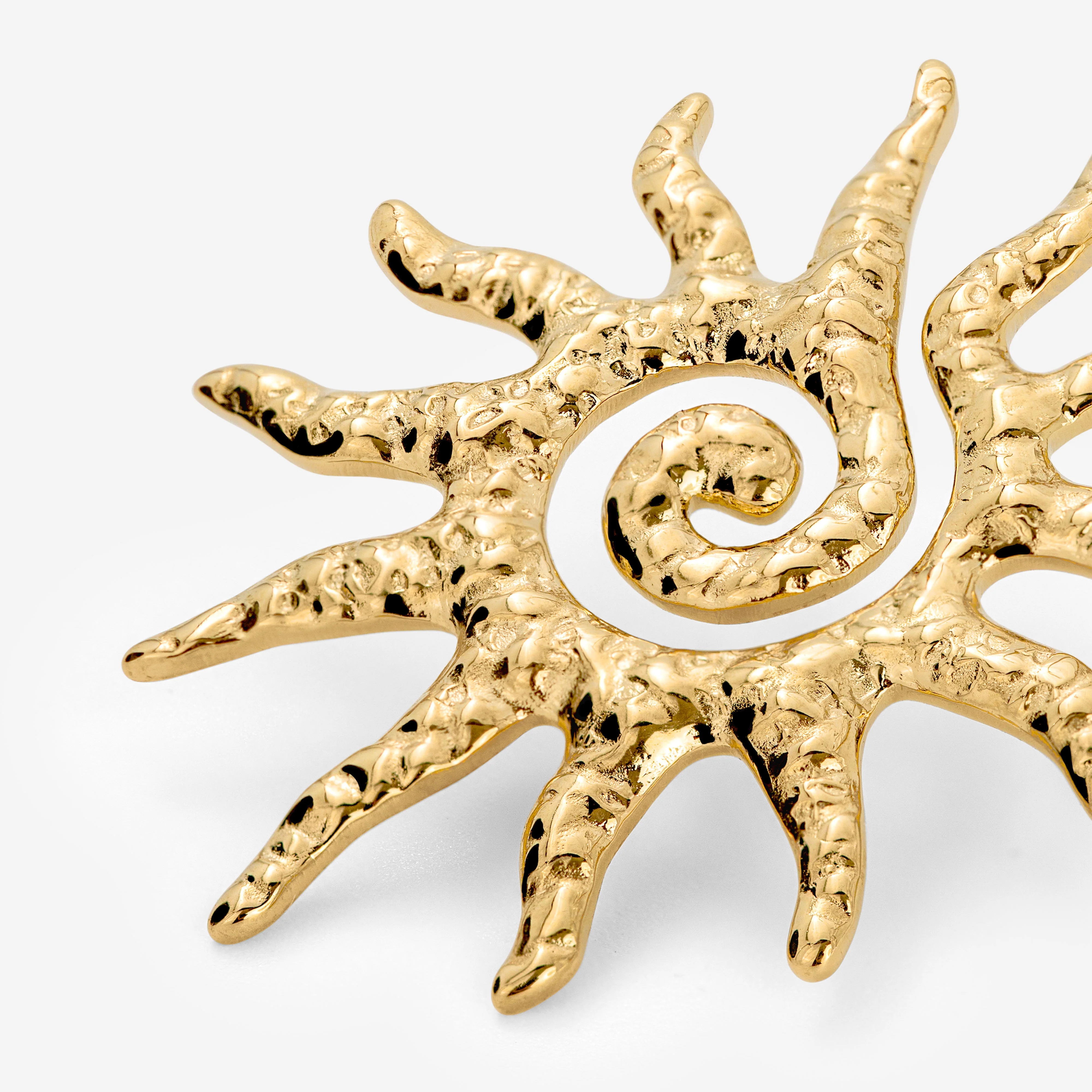 Soleil Studs Gold - Image 3