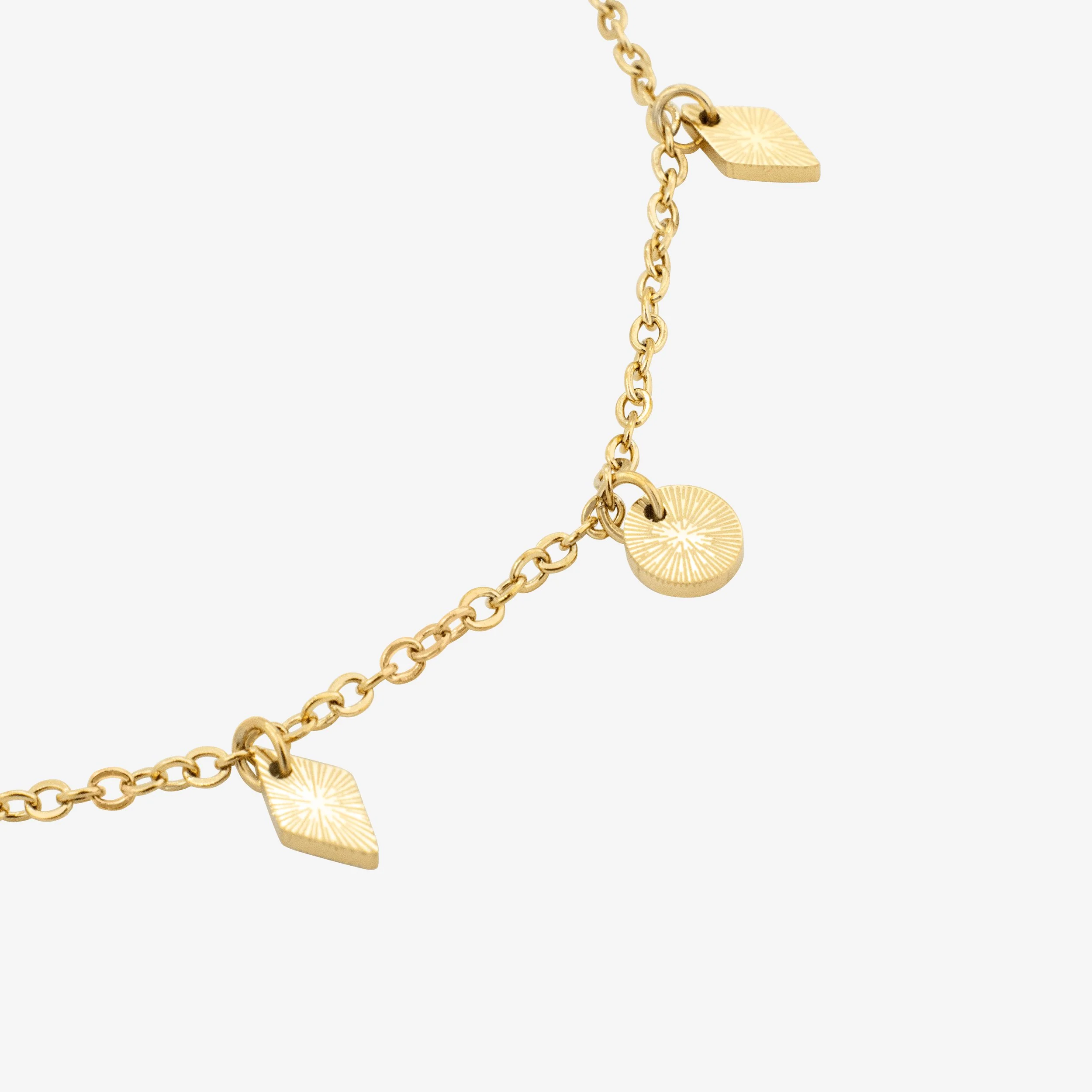 Sparkle Necklace Gold - Image 3