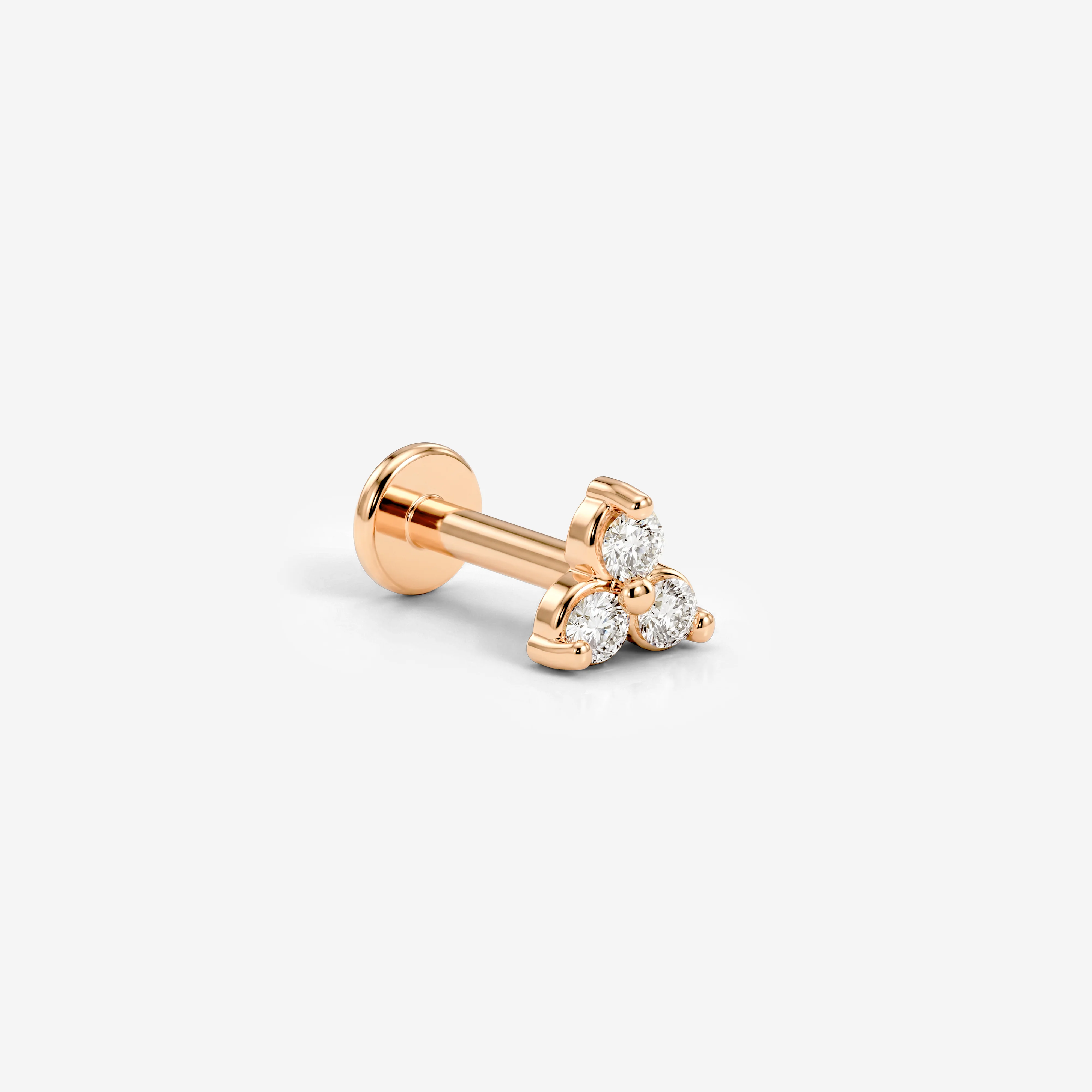 Sparkle Piercing Stud Rose Gold
