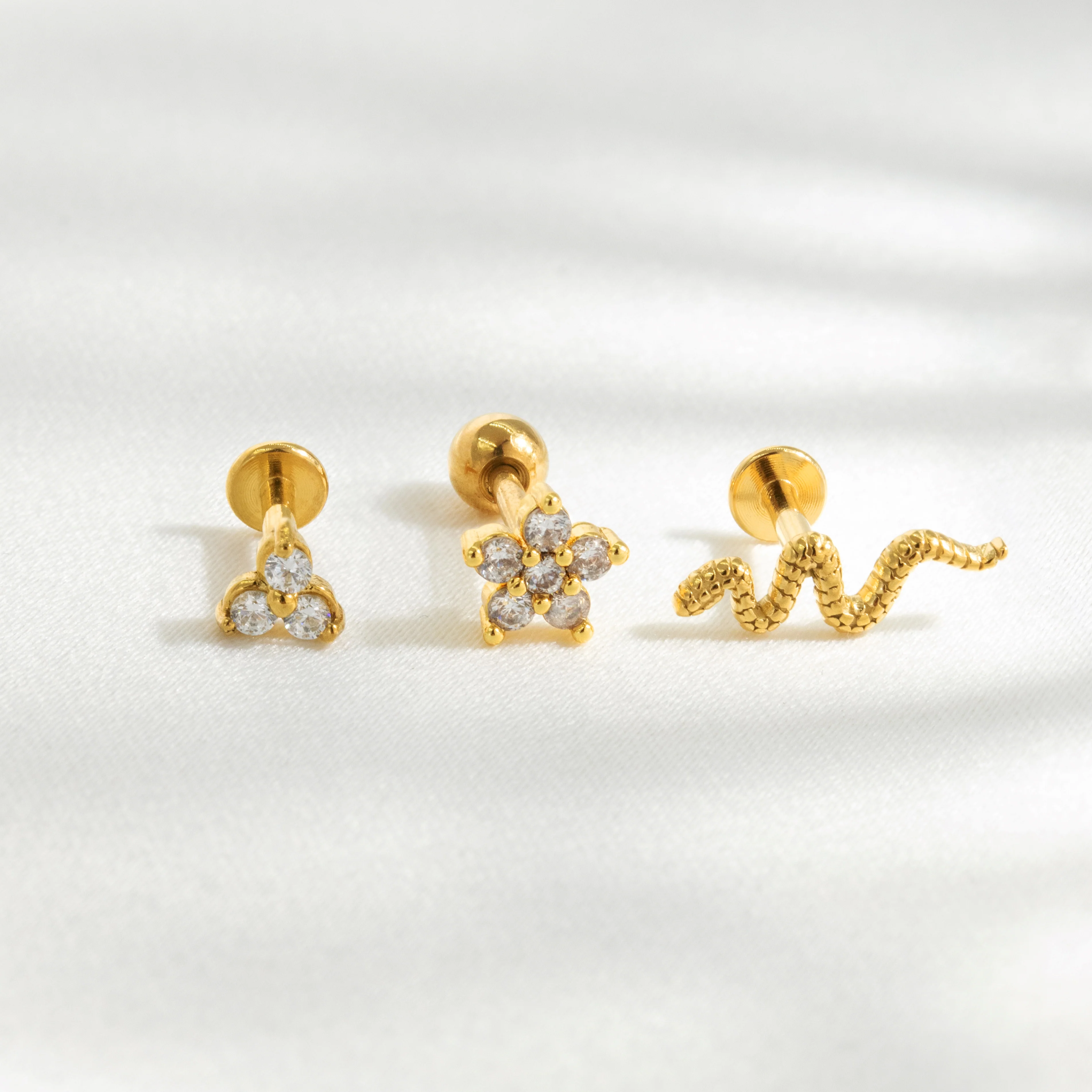 Sparkle Piercing Stud Rose Gold - Image 4