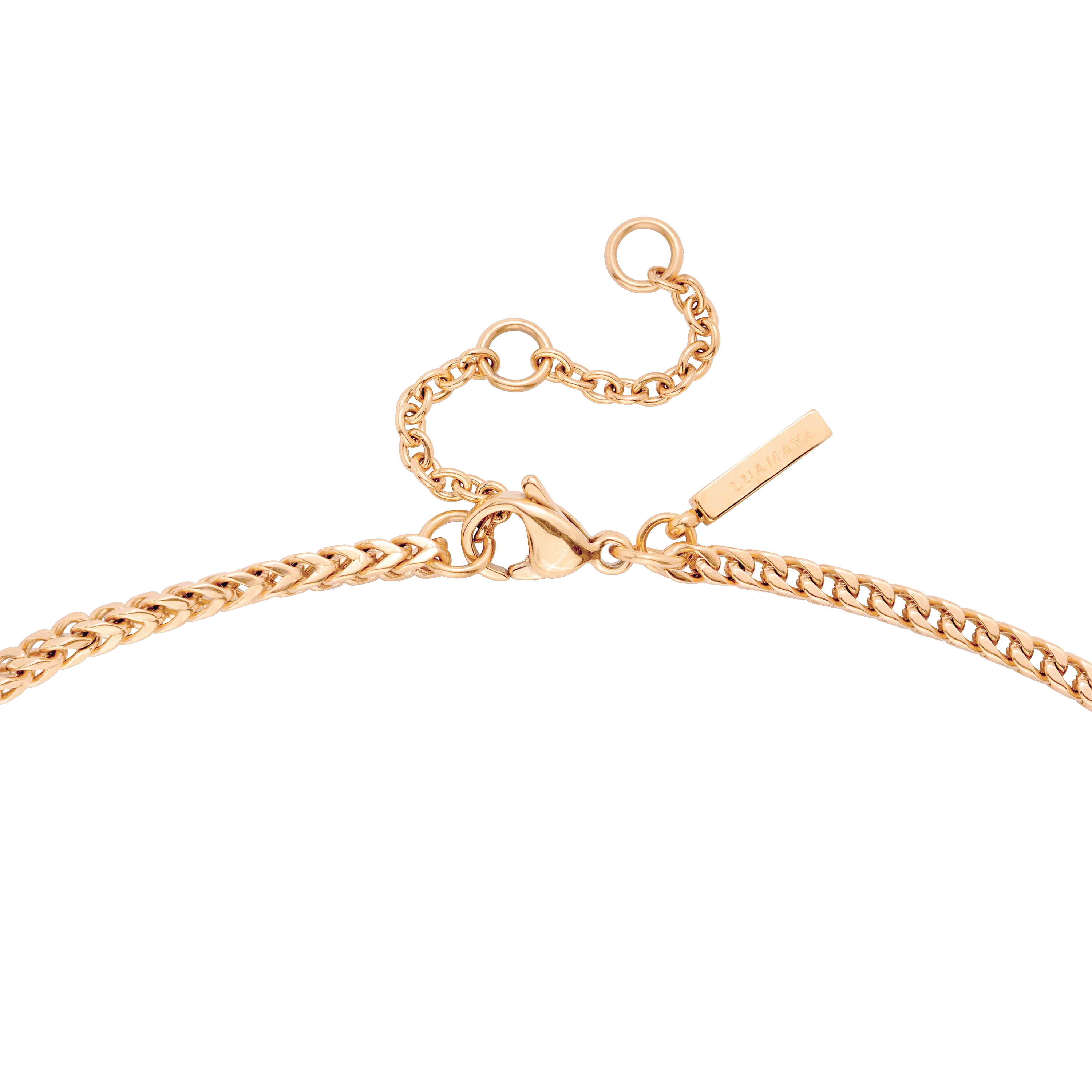 Spiga Chain Necklace Rose Gold - Image 6