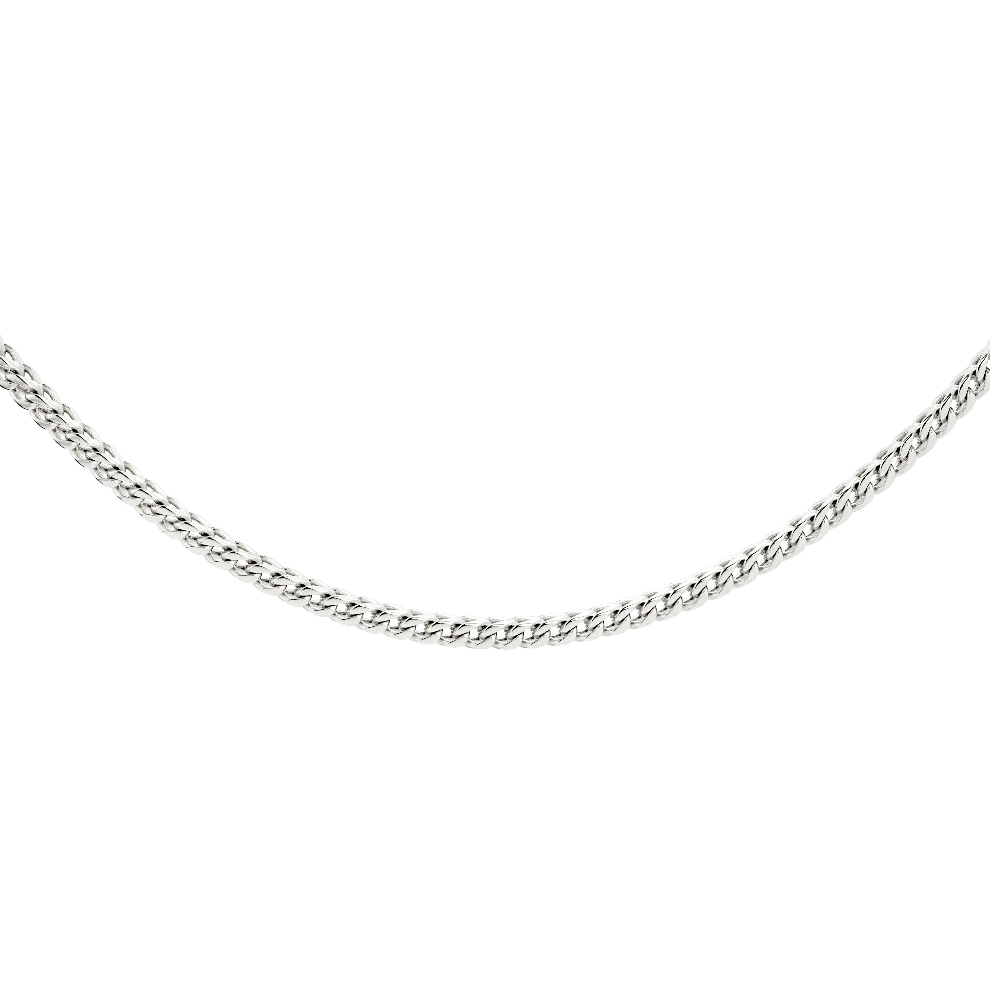 Spiga Chain Necklace Silver