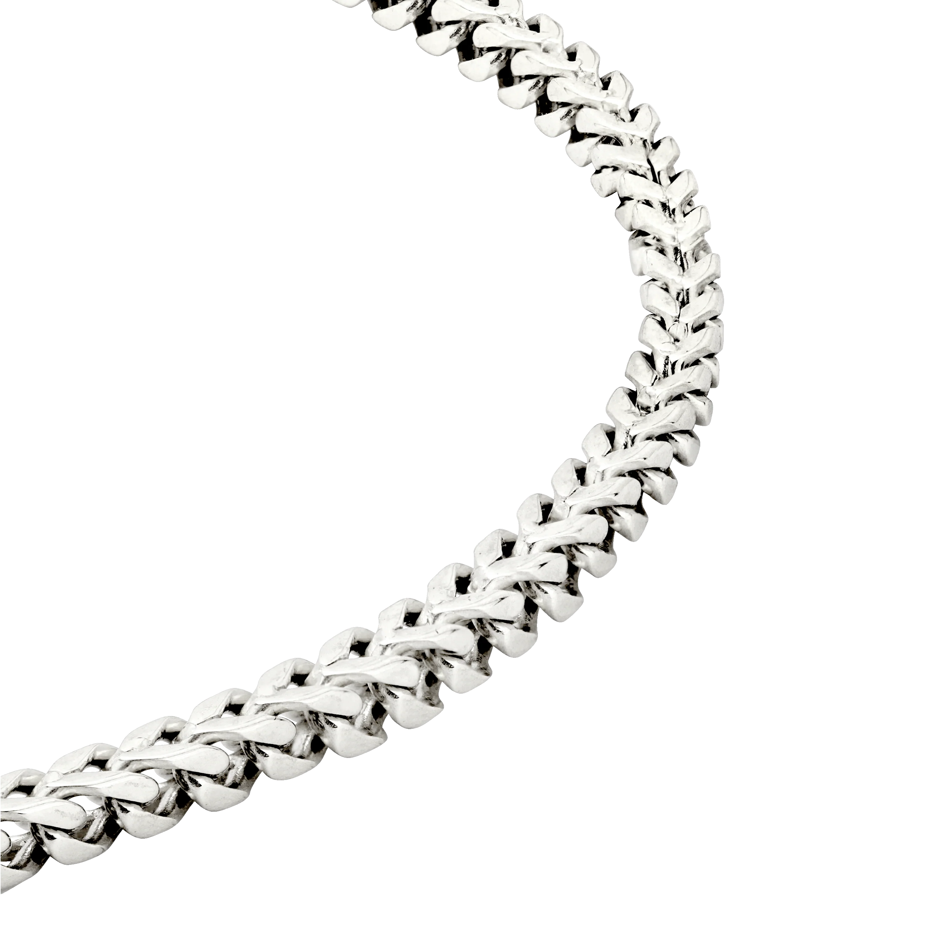 Spiga Chain Necklace Silver - Image 4