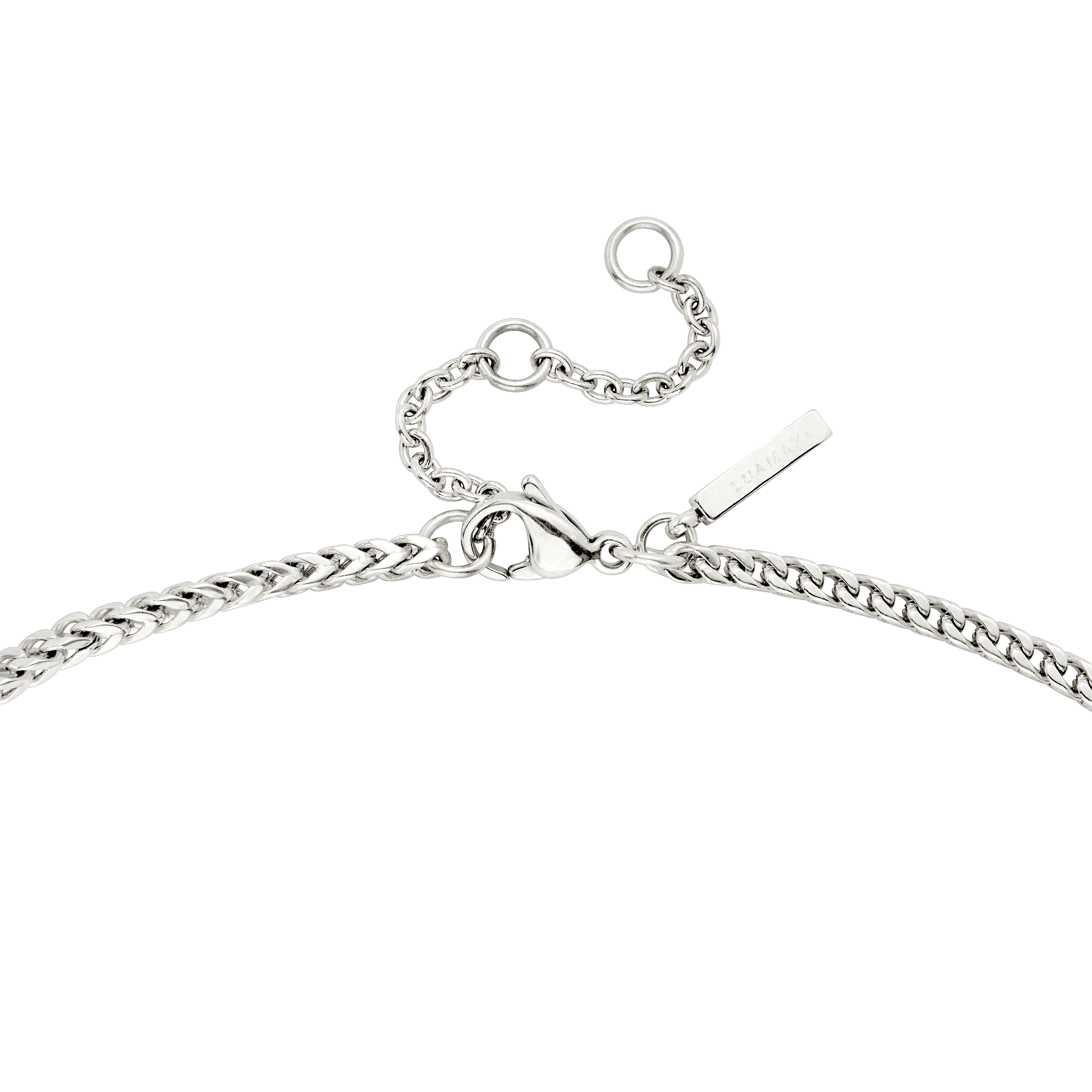 Spiga Chain Necklace Silver - Image 6