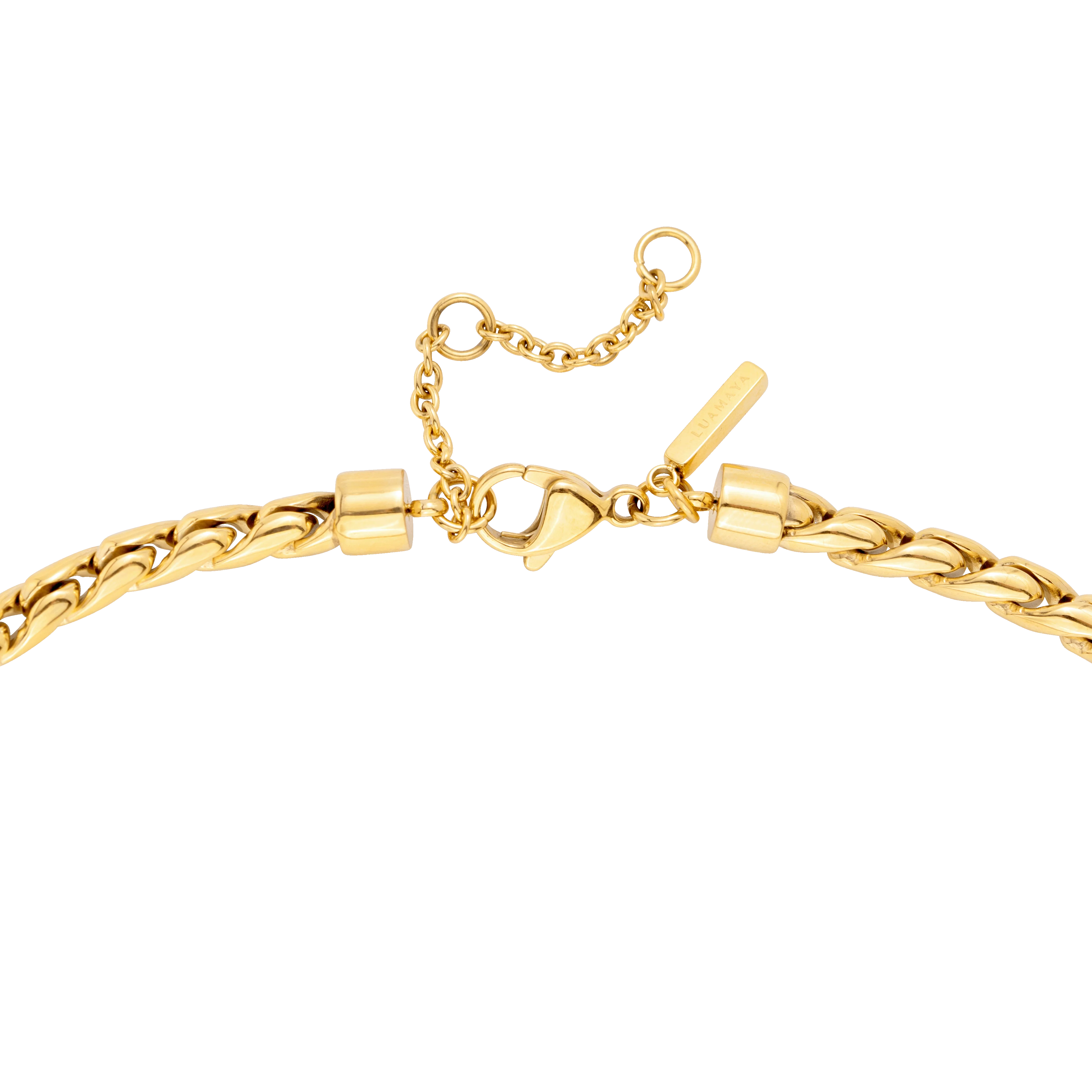 Spiral Links Necklace Gold - Image 6
