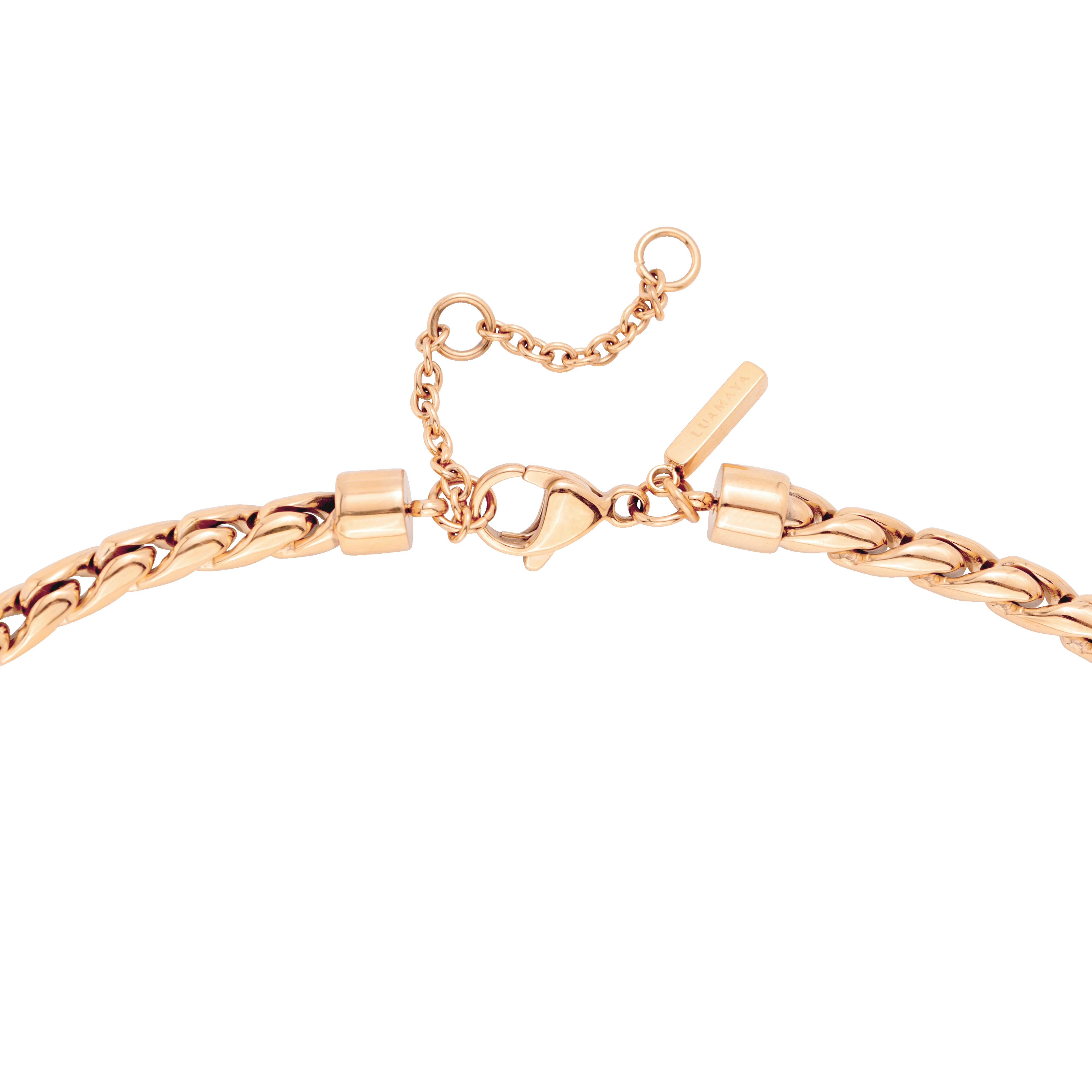 Spiral Links Necklace Rose Gold - Image 6