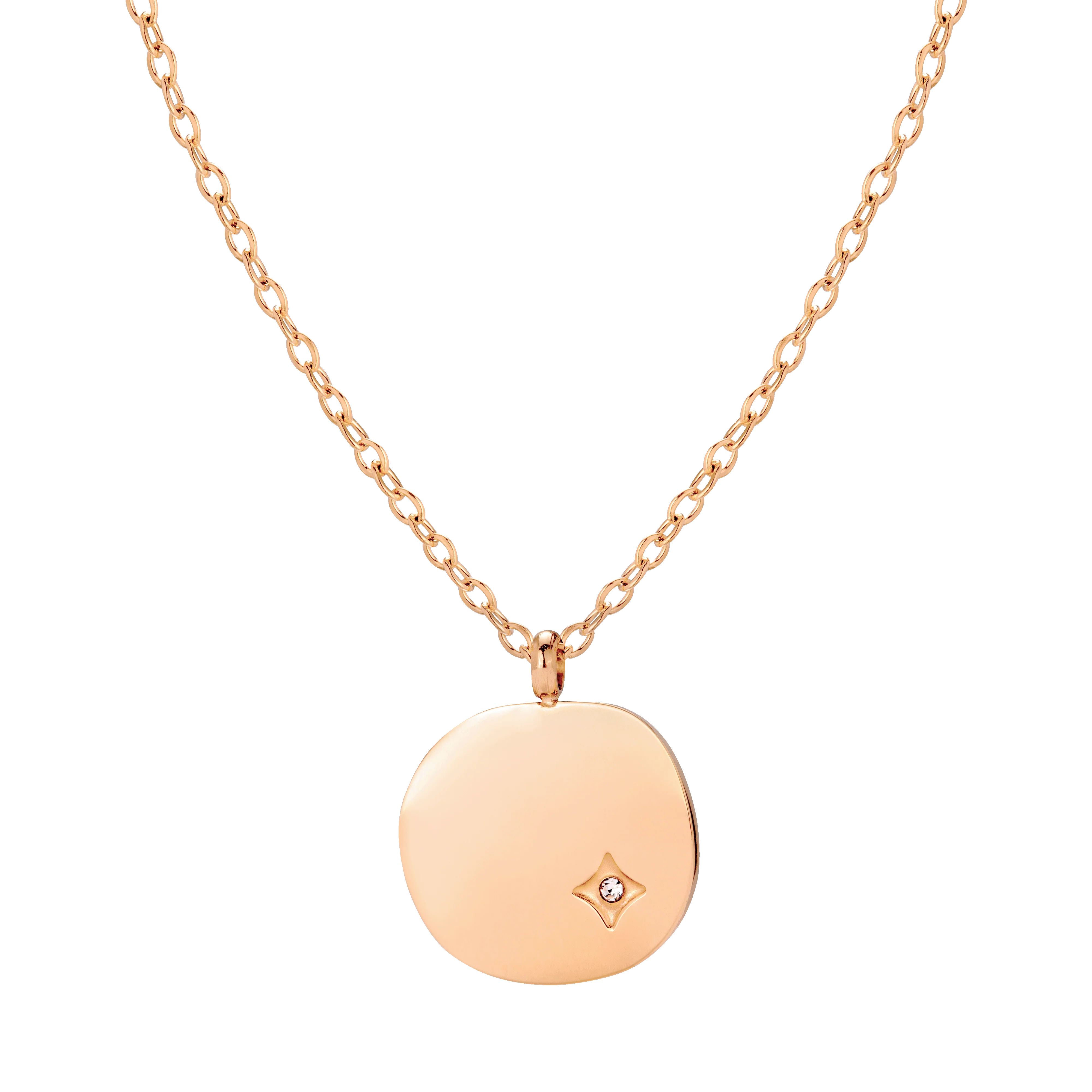 Spring Bling Necklace Rose Gold