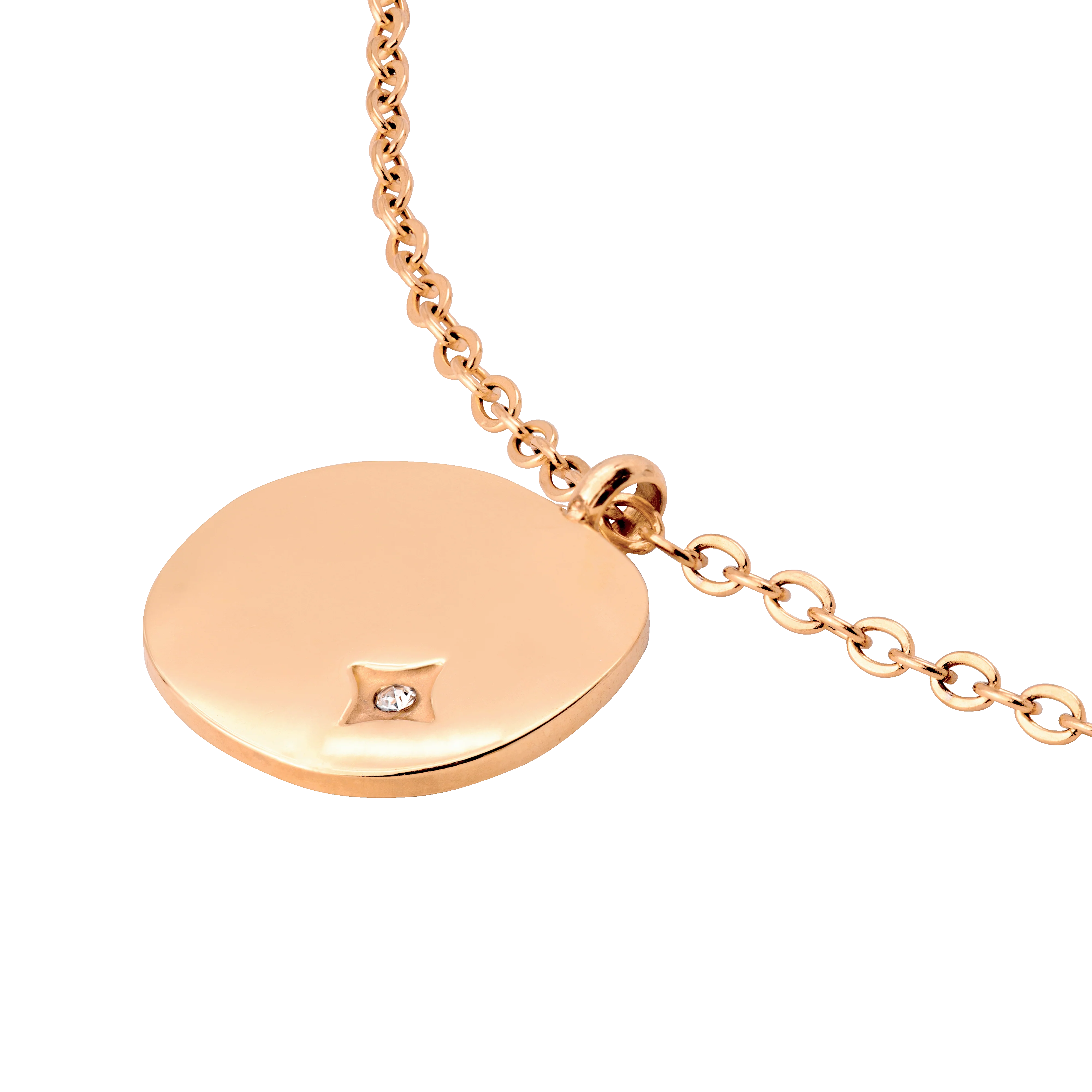 Spring Bling Necklace Rose Gold - Image 3