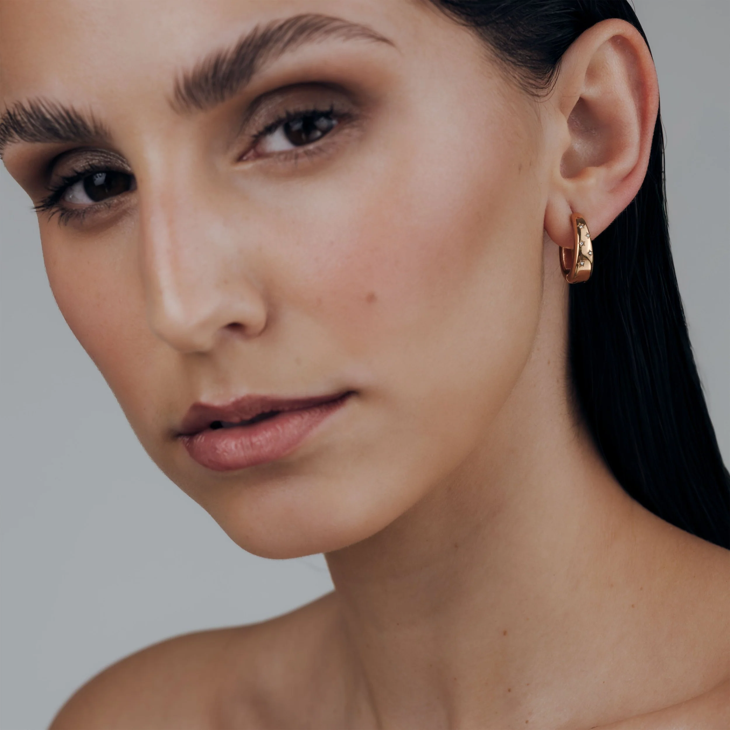 Starstruck Hoops Rose Gold - Image 2