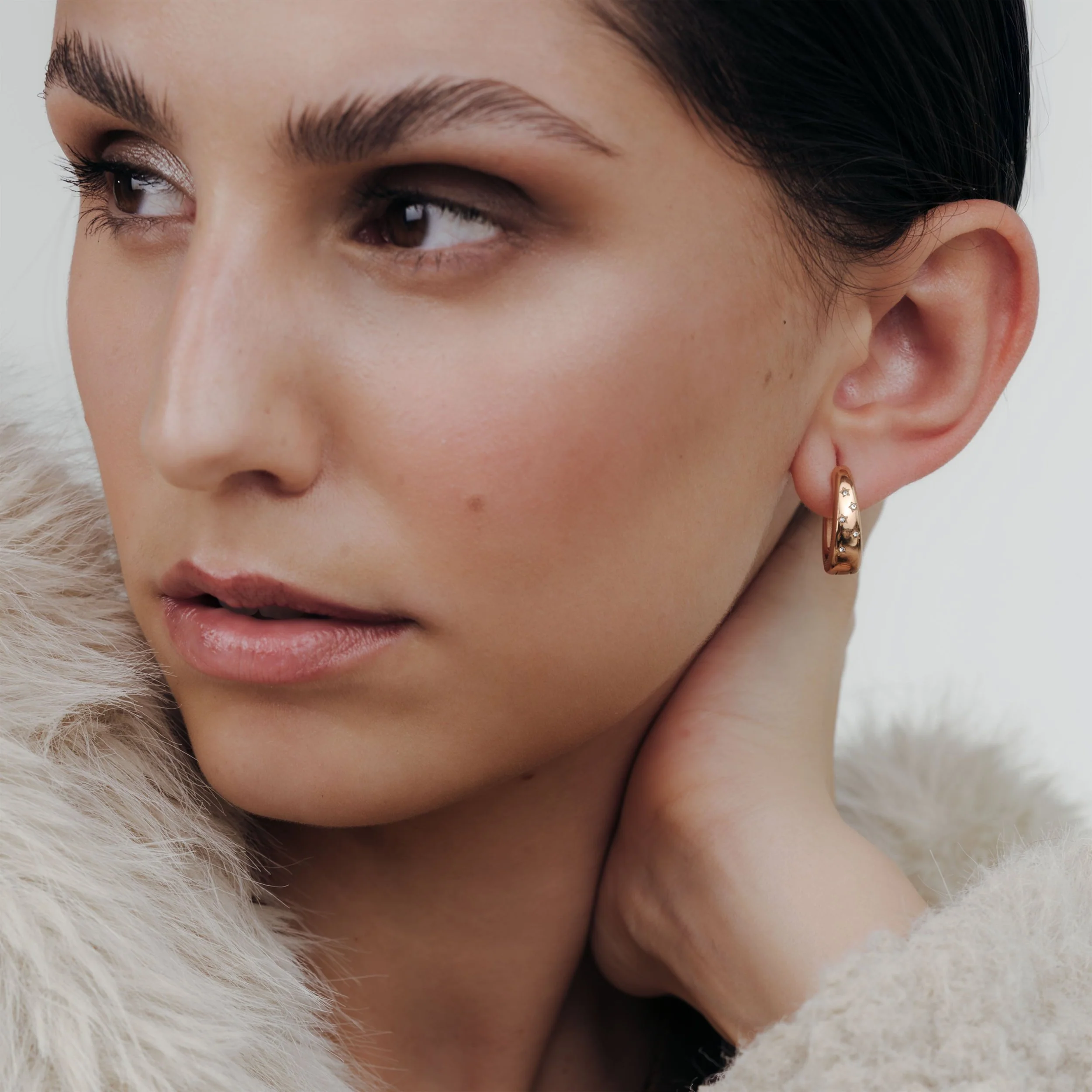 Starstruck Hoops Rose Gold - Image 3