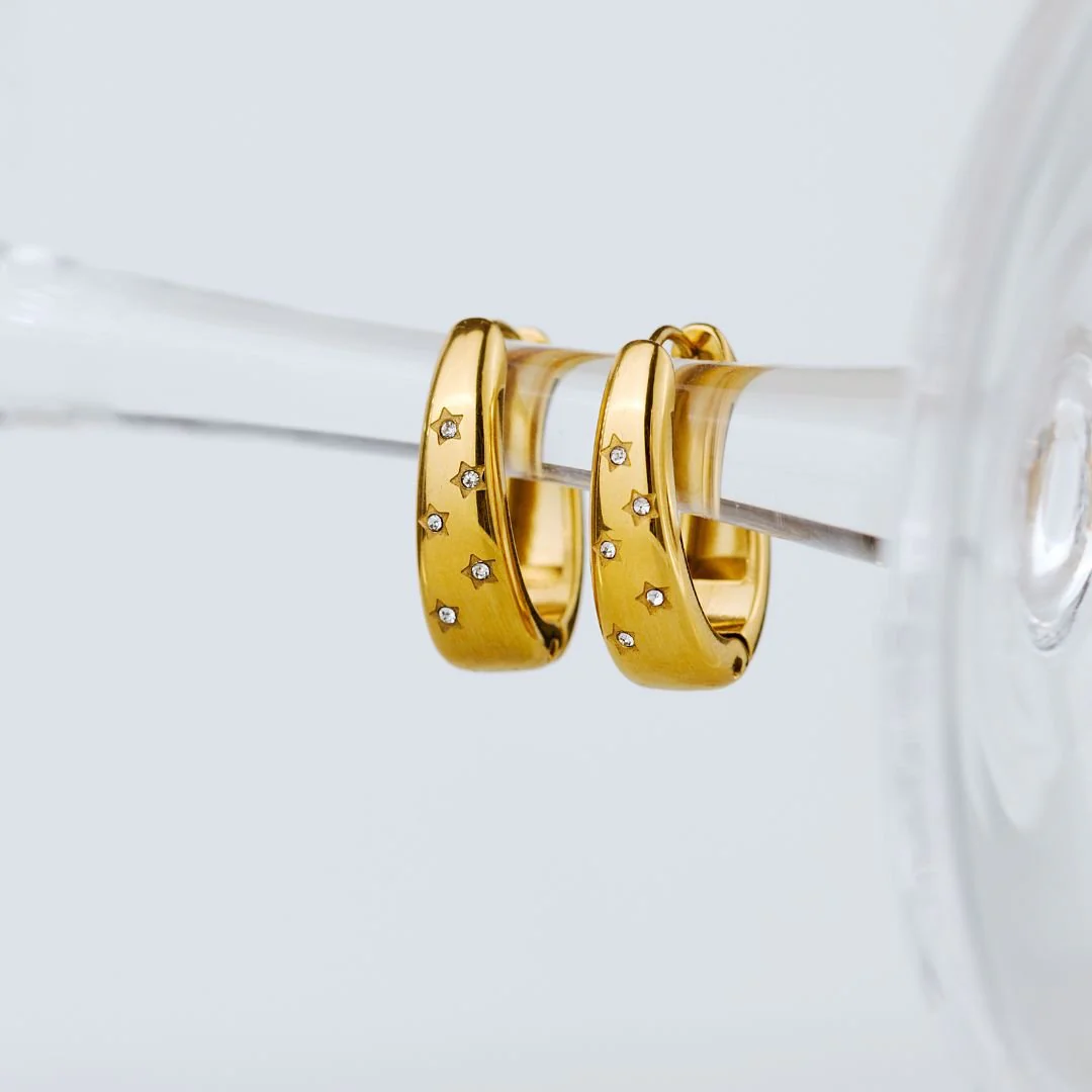 Starstruck Hoops Rose Gold - Image 4