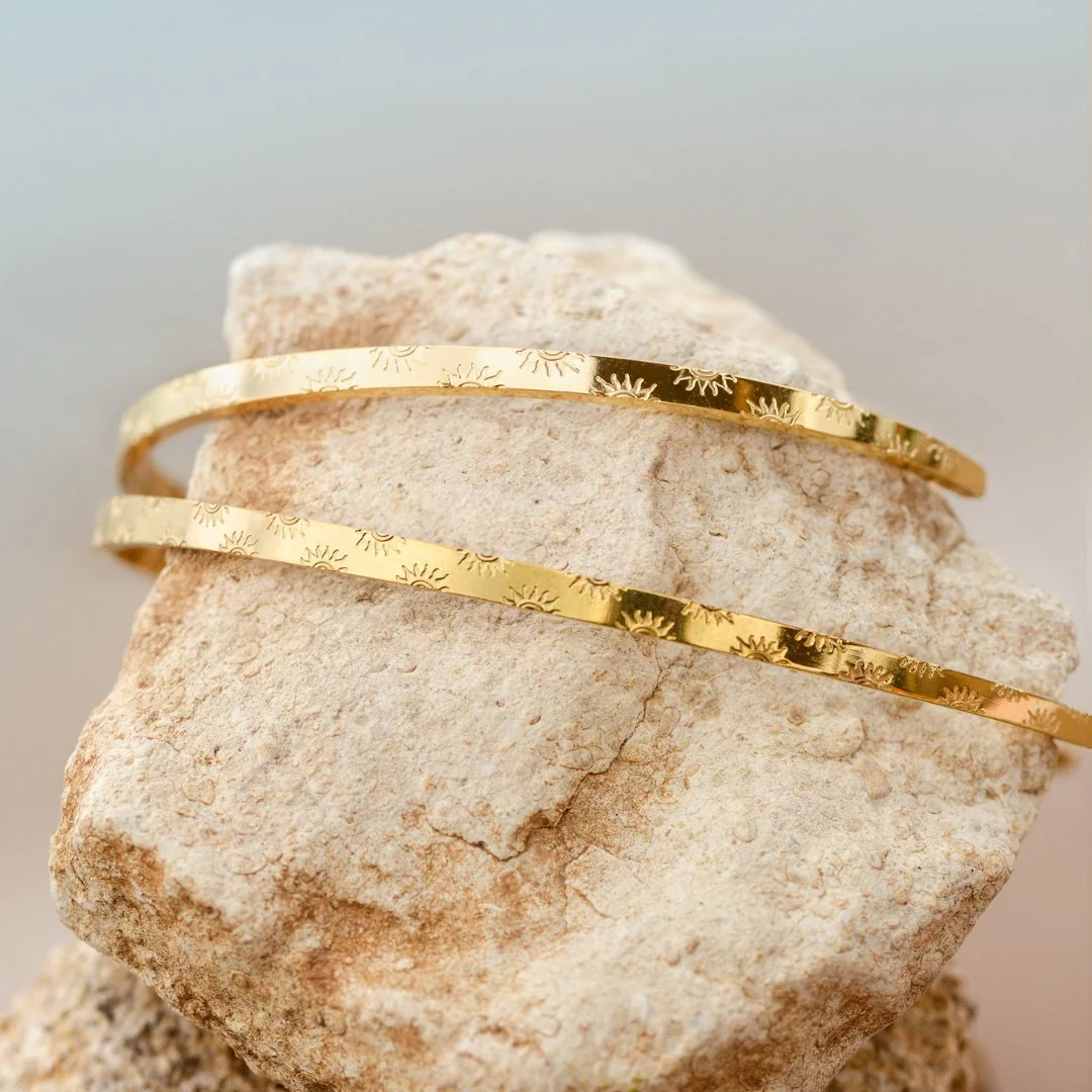 Sun Lover Bangle Rose Gold - Image 3