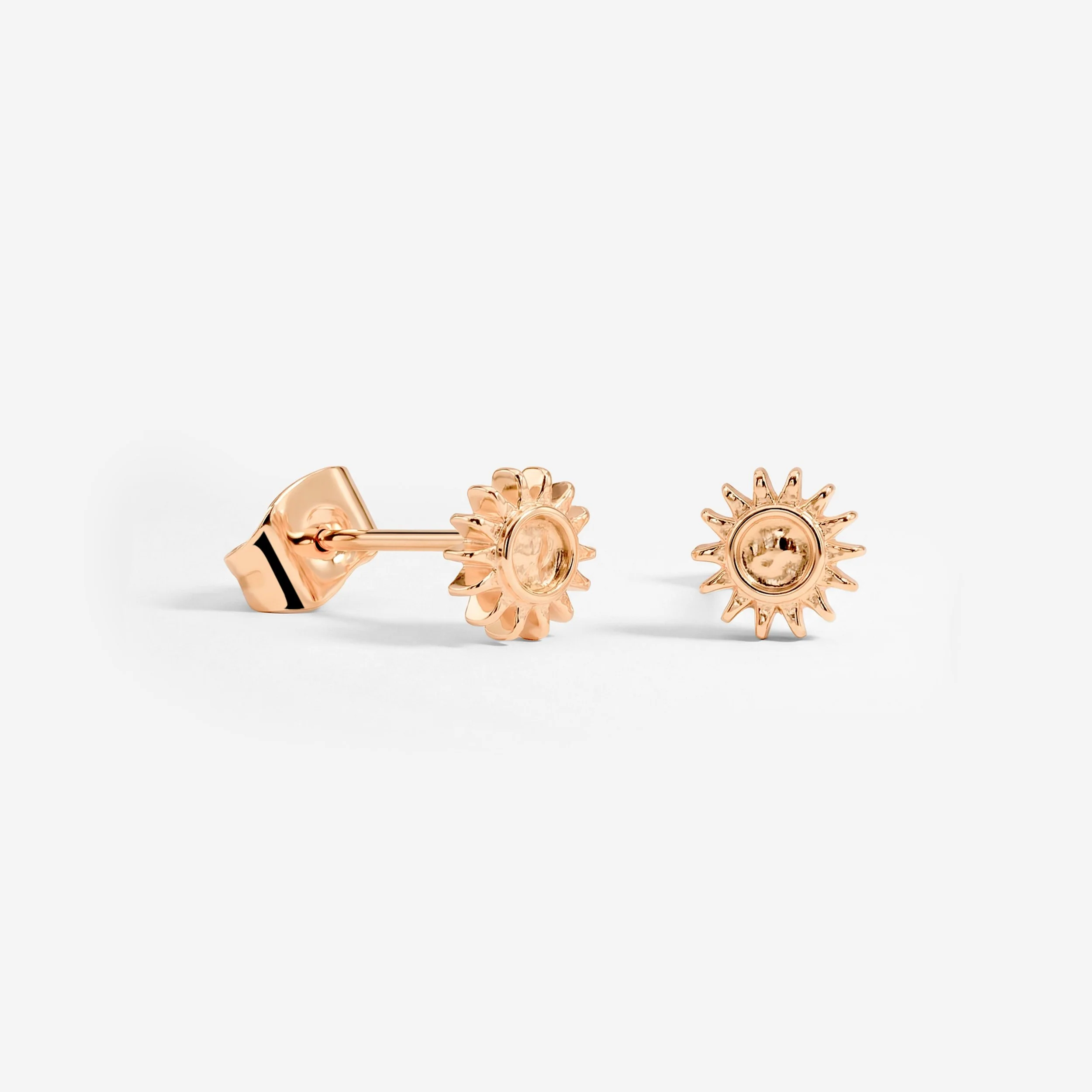 Sun Lover Studs Rose Gold