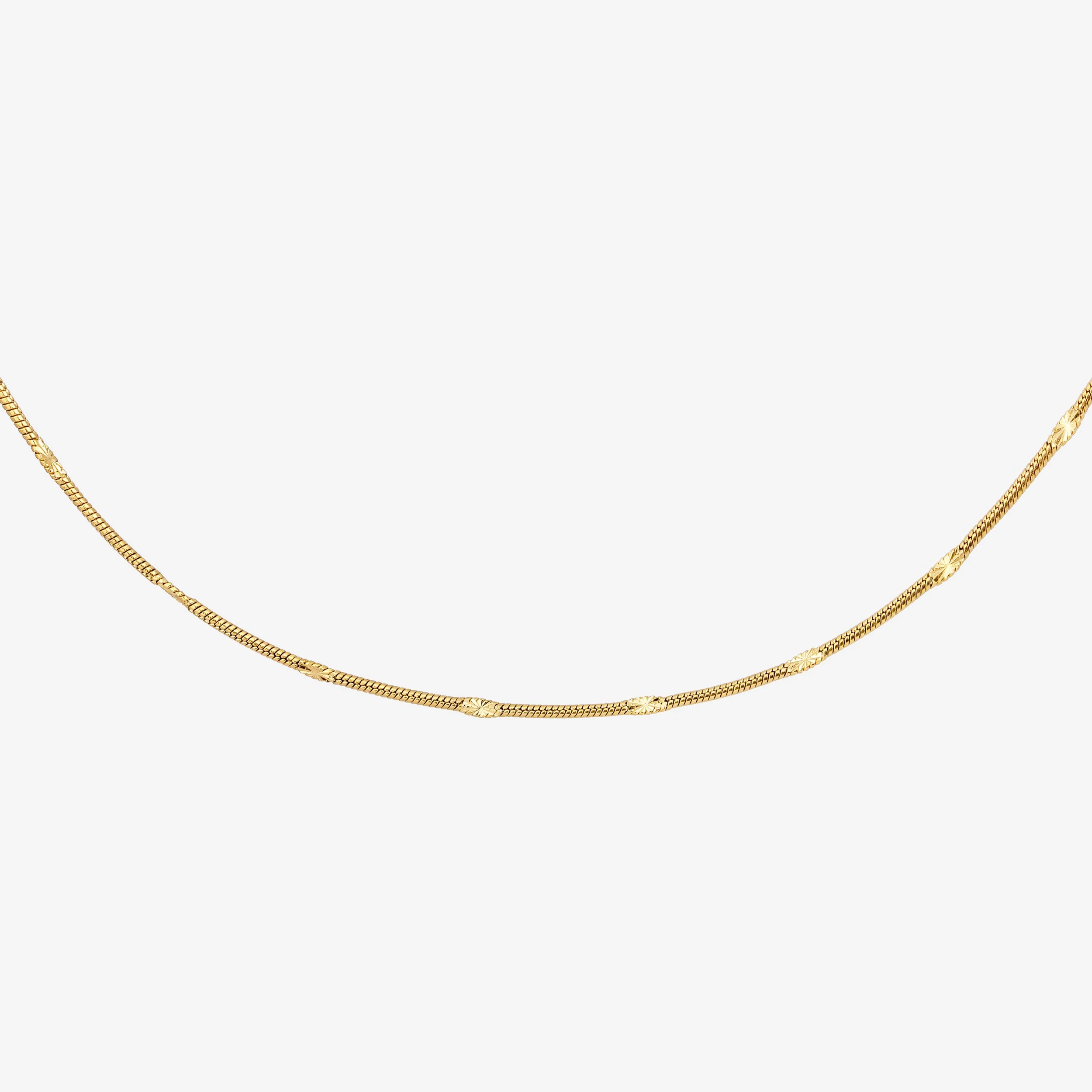 Sun Ray Necklace Gold