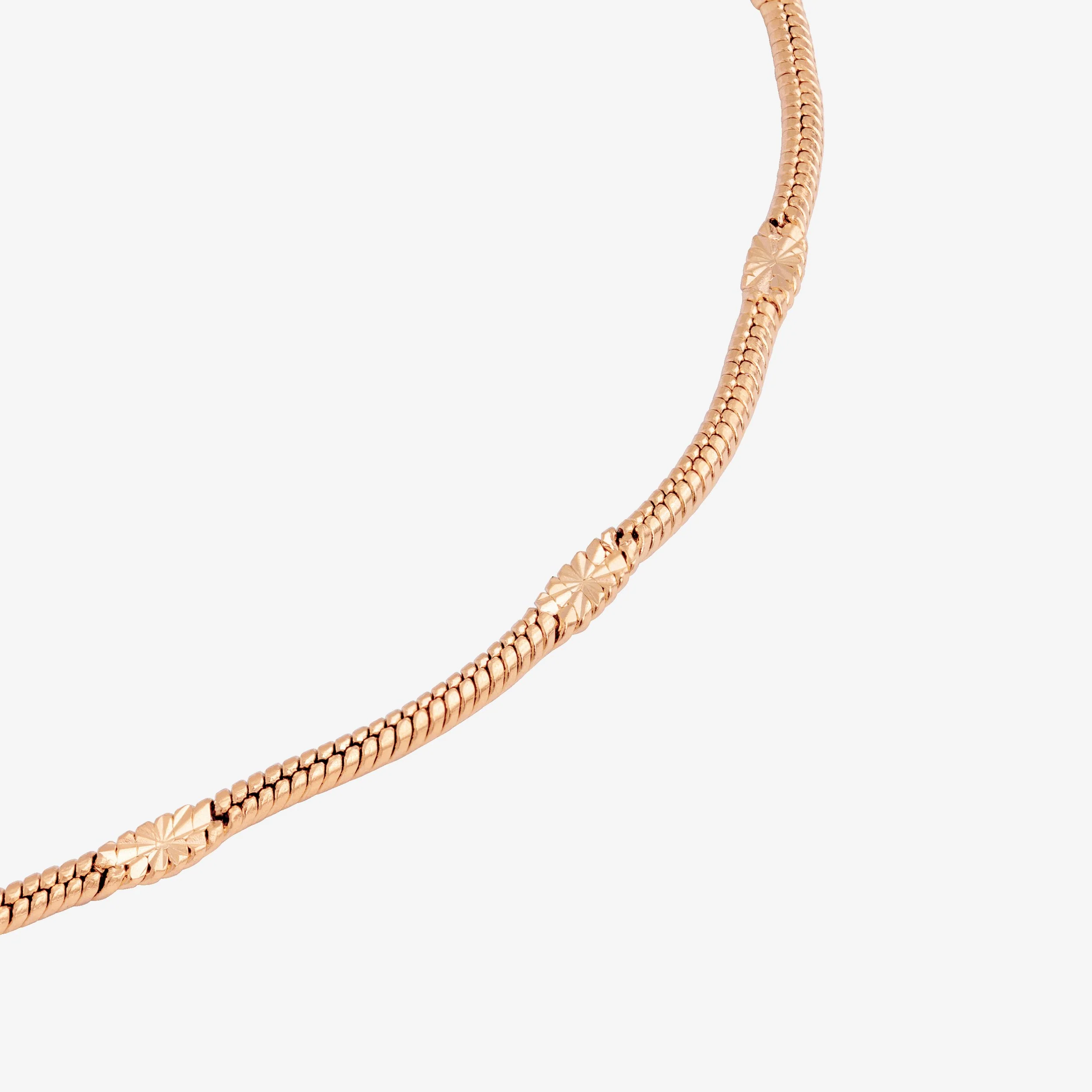 Sun Ray Necklace Rose Gold - Image 3
