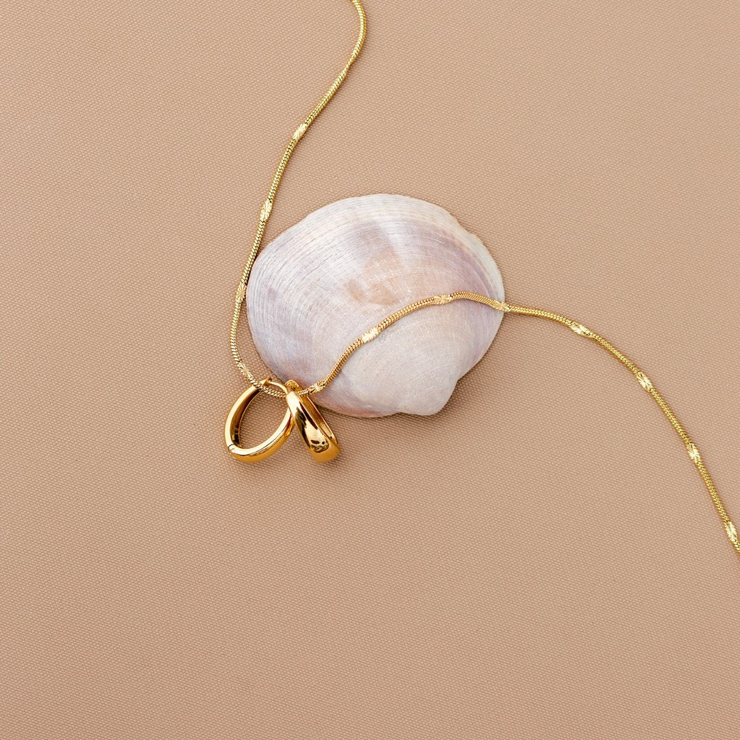 Sun Ray Necklace Rose Gold - Image 4