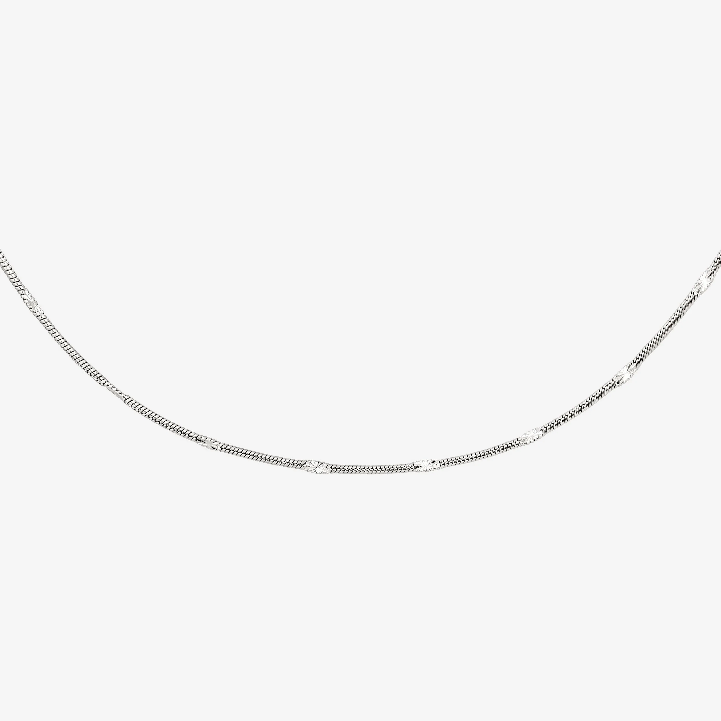 Sun Ray Necklace Silver