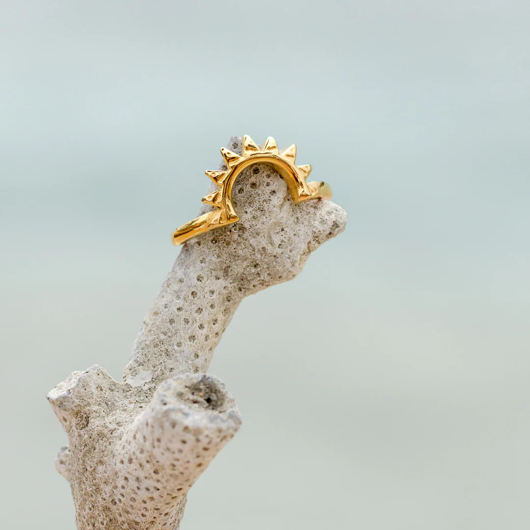 Sun Ray Ring Gold - Image 4