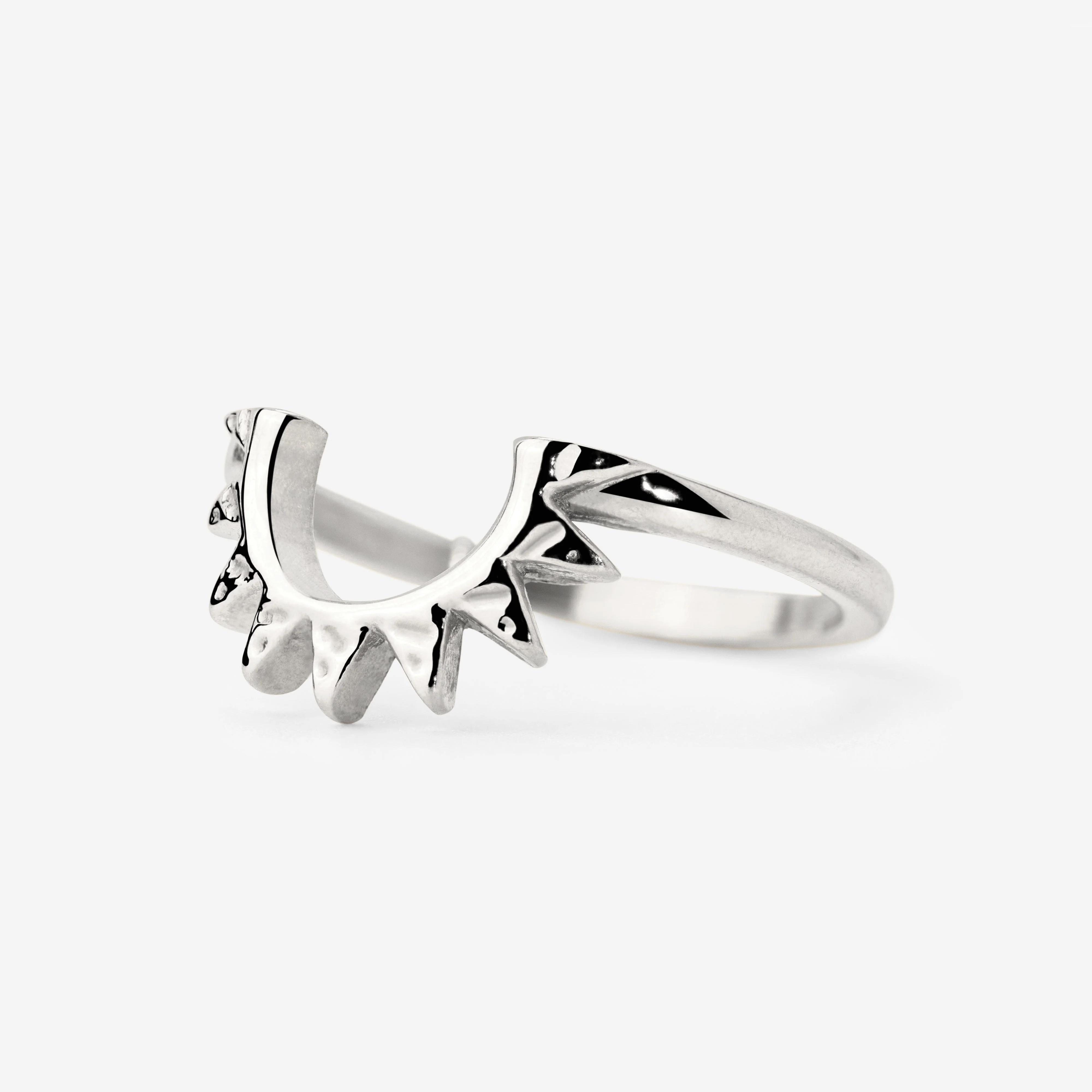 Sun Ray Ring Silver - Image 5