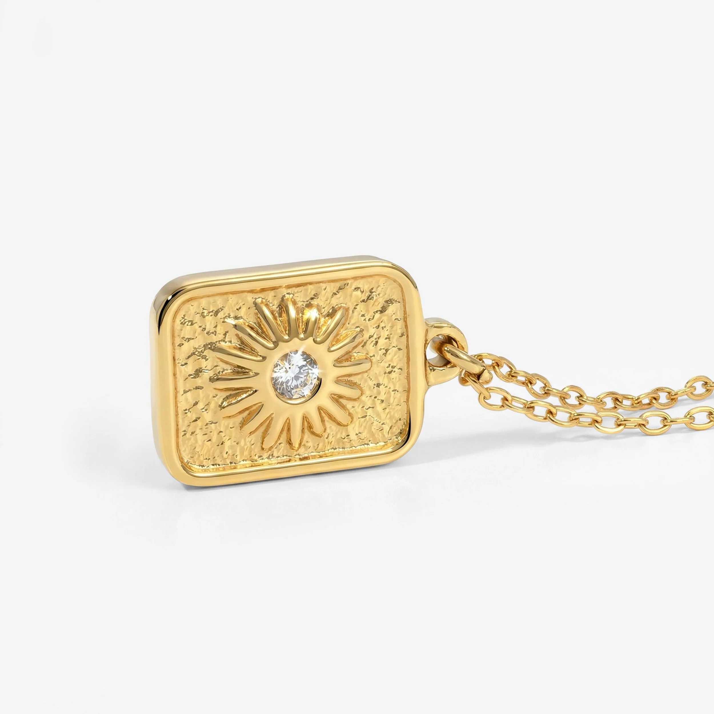 Sun Relic Necklace Gold - Image 4