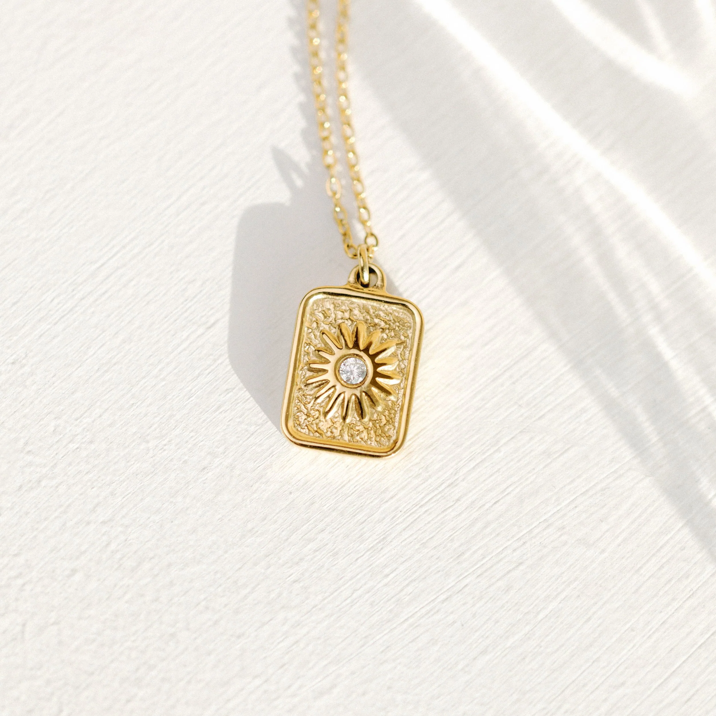 Sun Relic Necklace Silver - Image 5