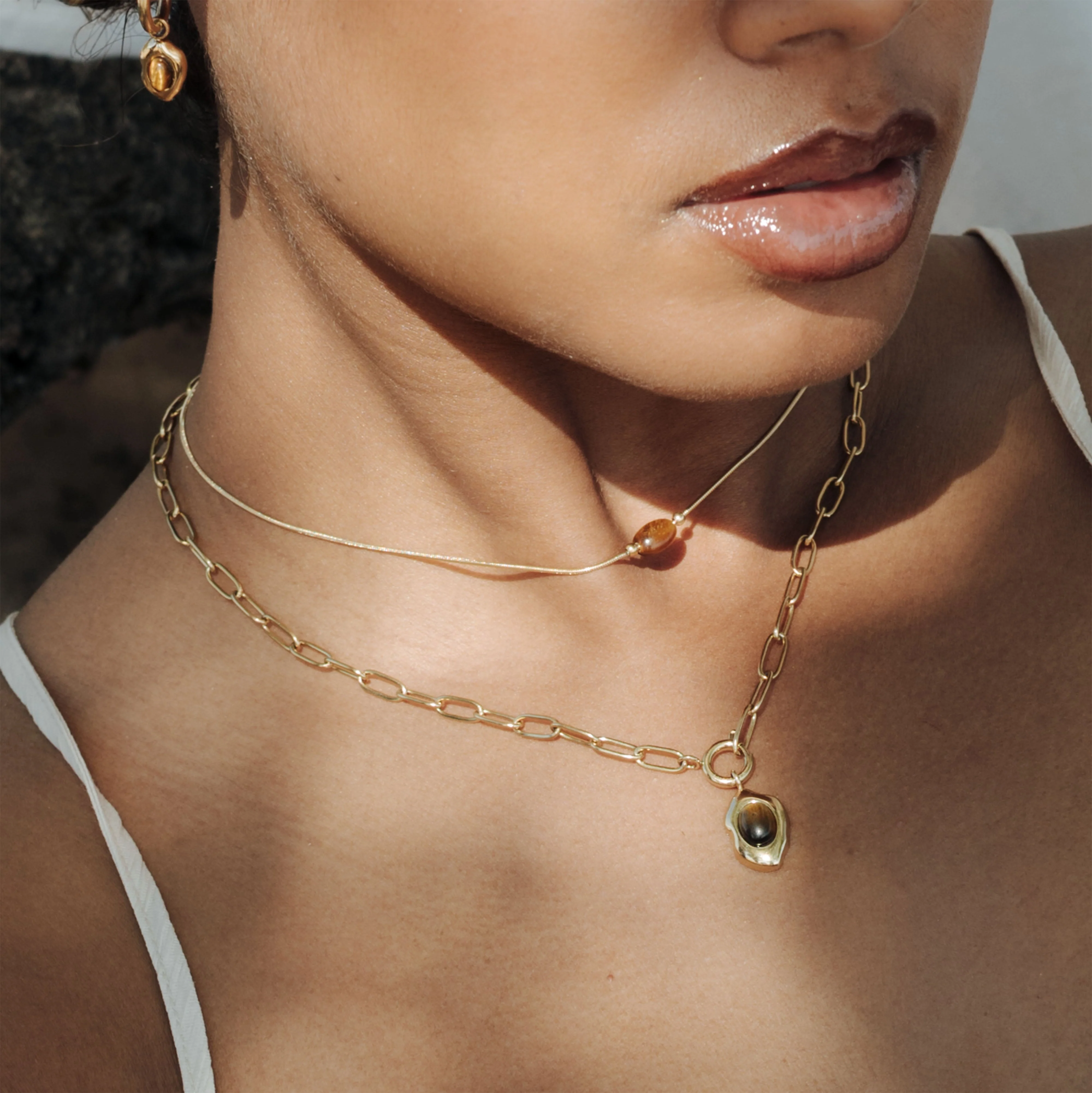 Sunflare Gem Choker Gold - Image 3