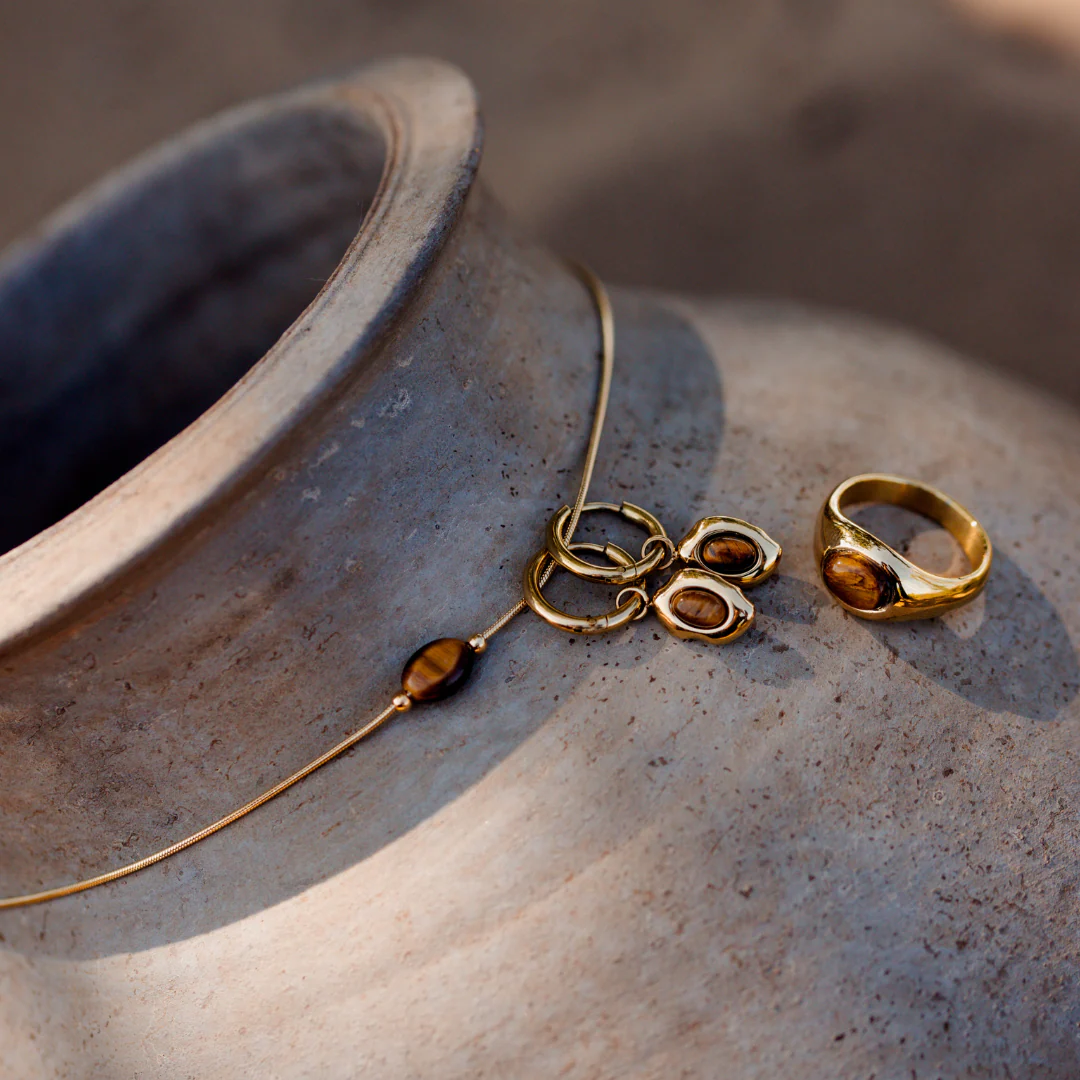 Sunflare Gem Choker Gold - Image 7