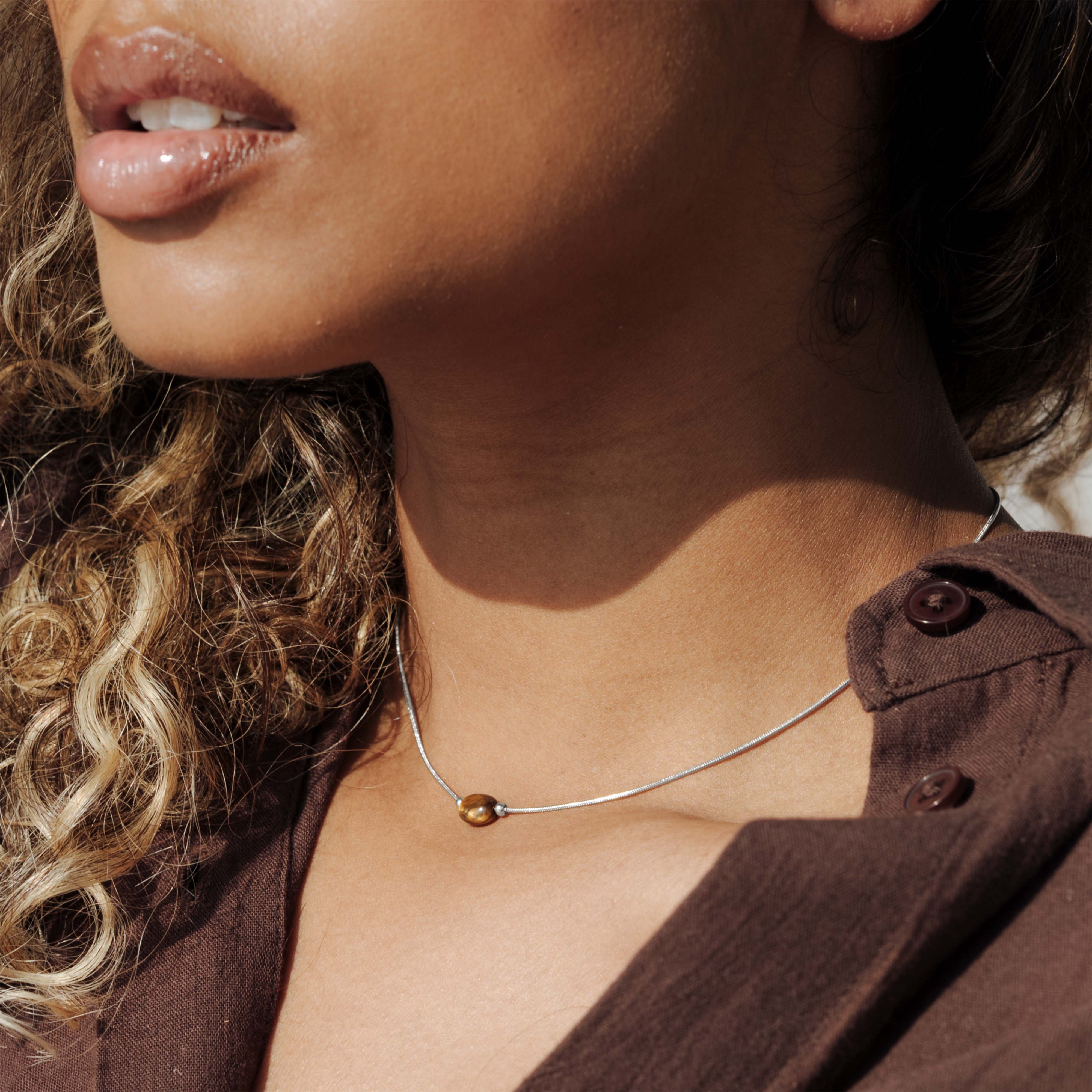 Sunflare Gem Choker Silver - Image 2