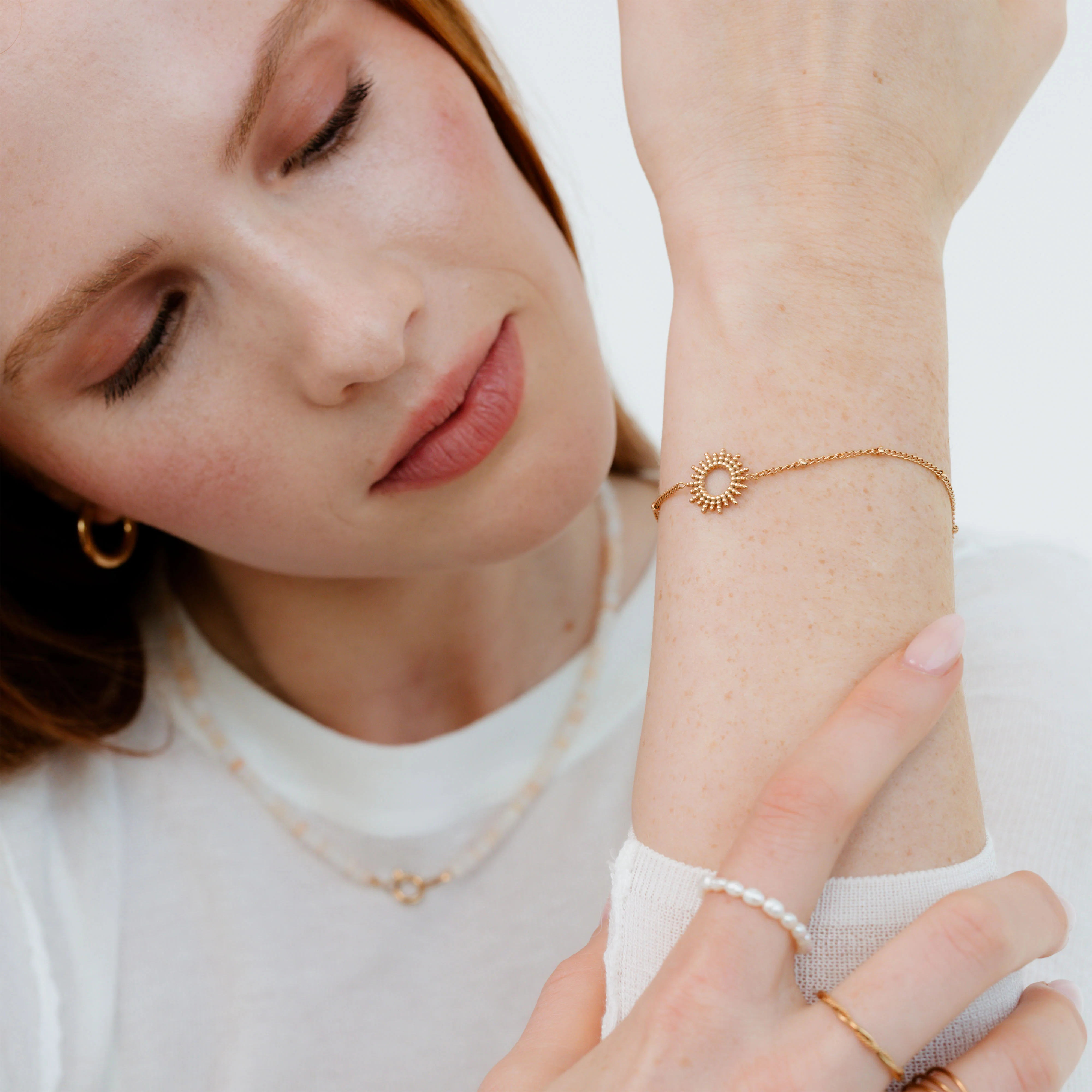 Sunny Beads Bracelet Rose Gold - Image 2