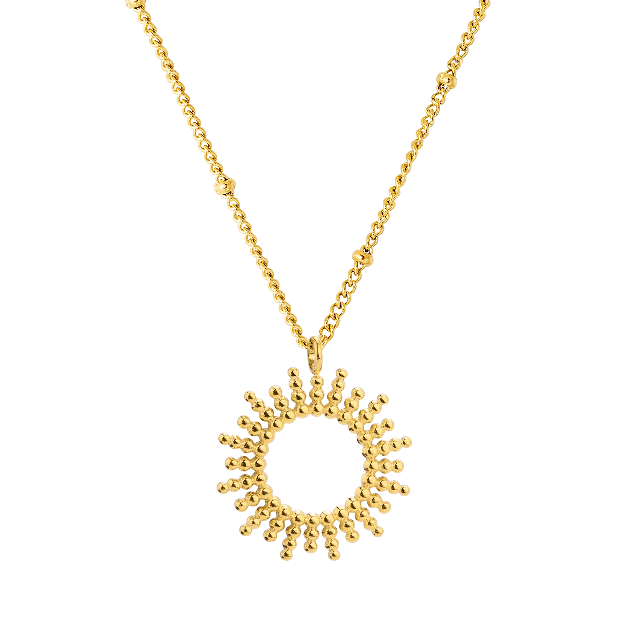 Sunny Beads Necklace Gold