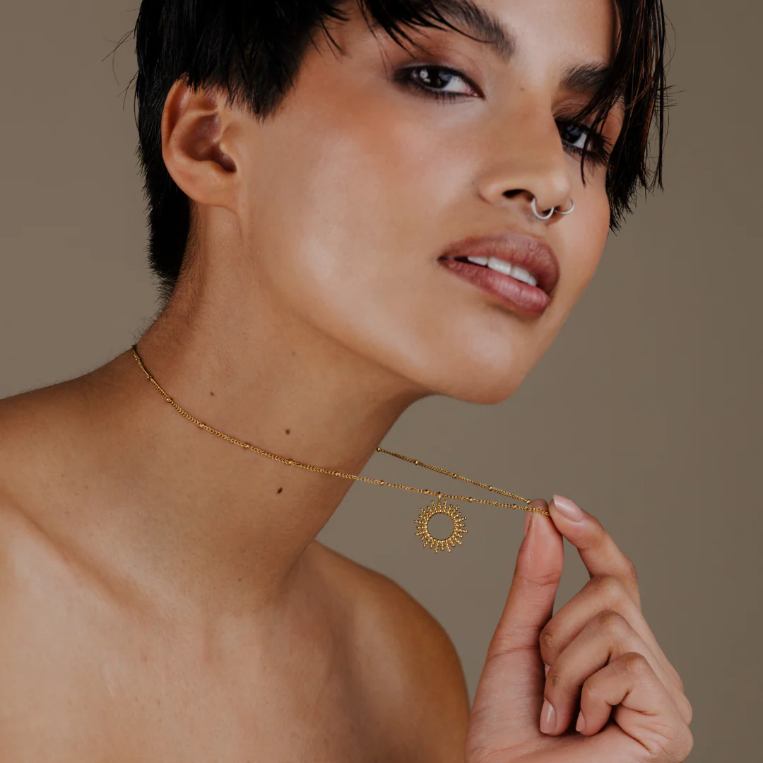 Sunny Beads Necklace Gold - Image 2